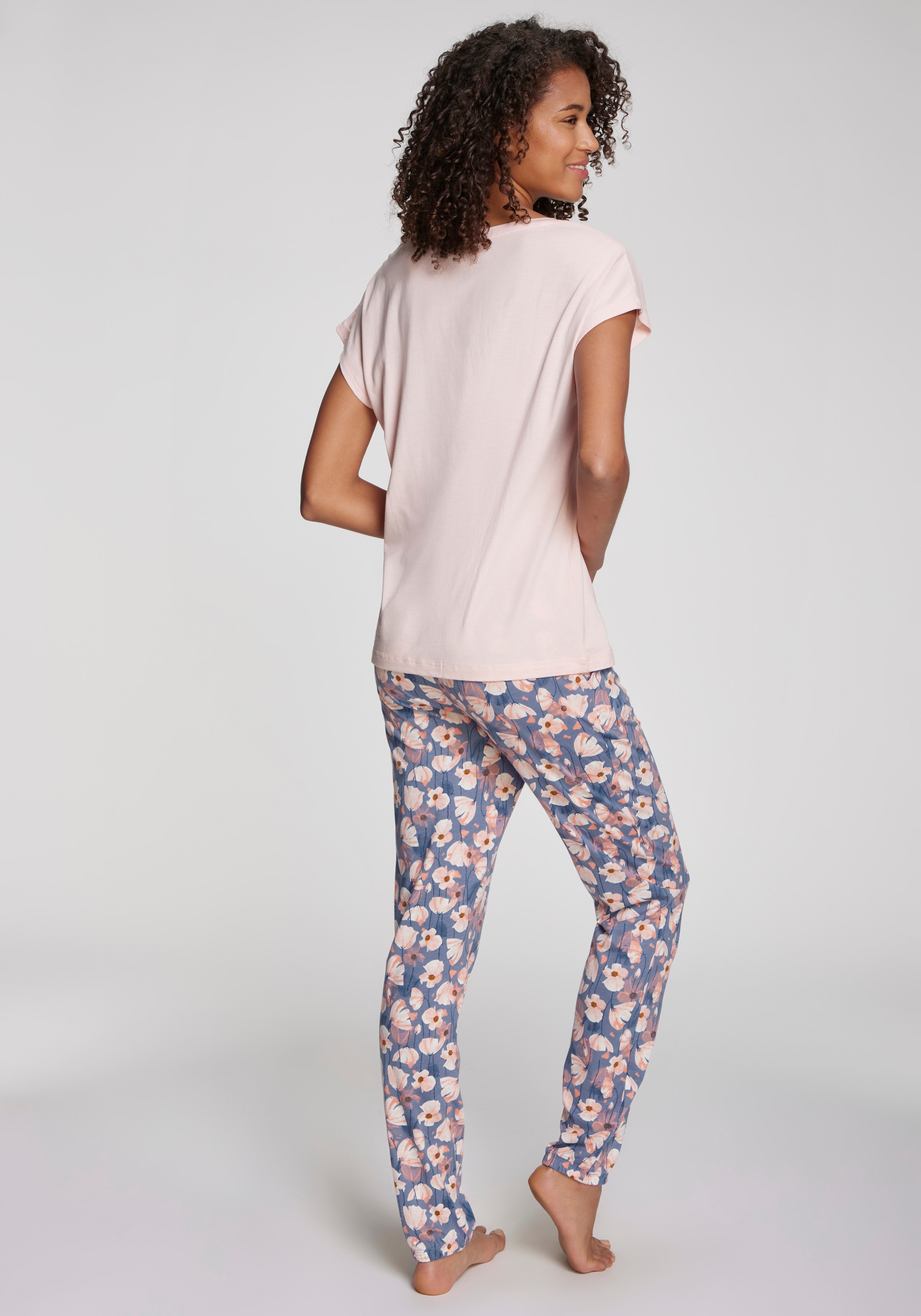 Vivance Dreams Pyjamahose, mit schönem Muster