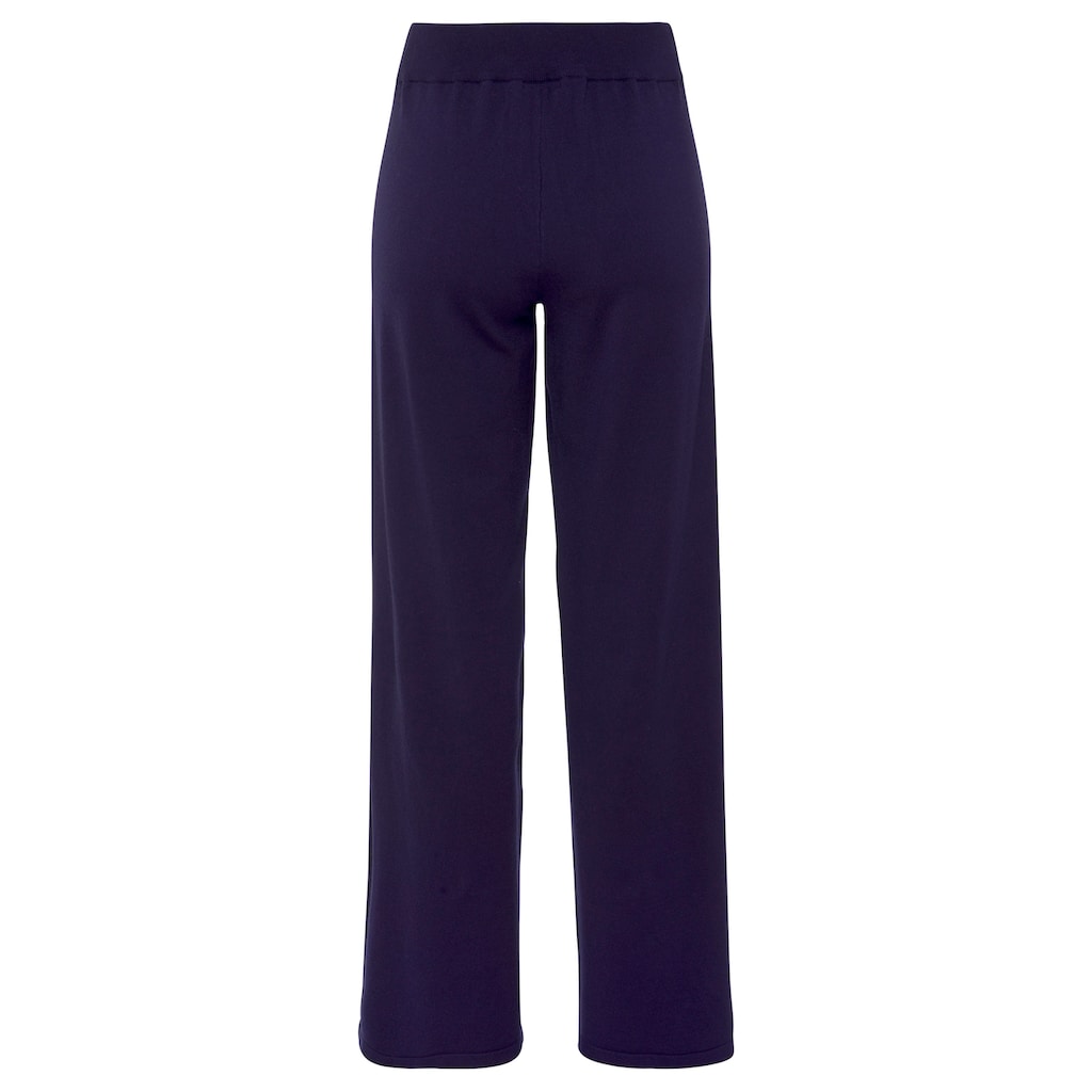 LASCANA Strickhose, mit weitem Bein, Loungewear