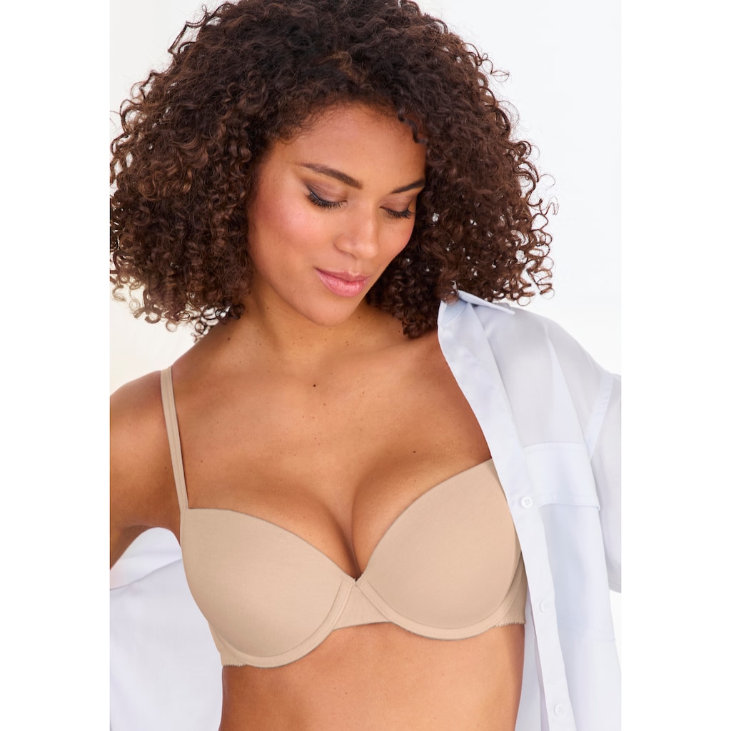 petite fleur Push-up-BH, mit Bügel, mit herausnehmbaren Kissen