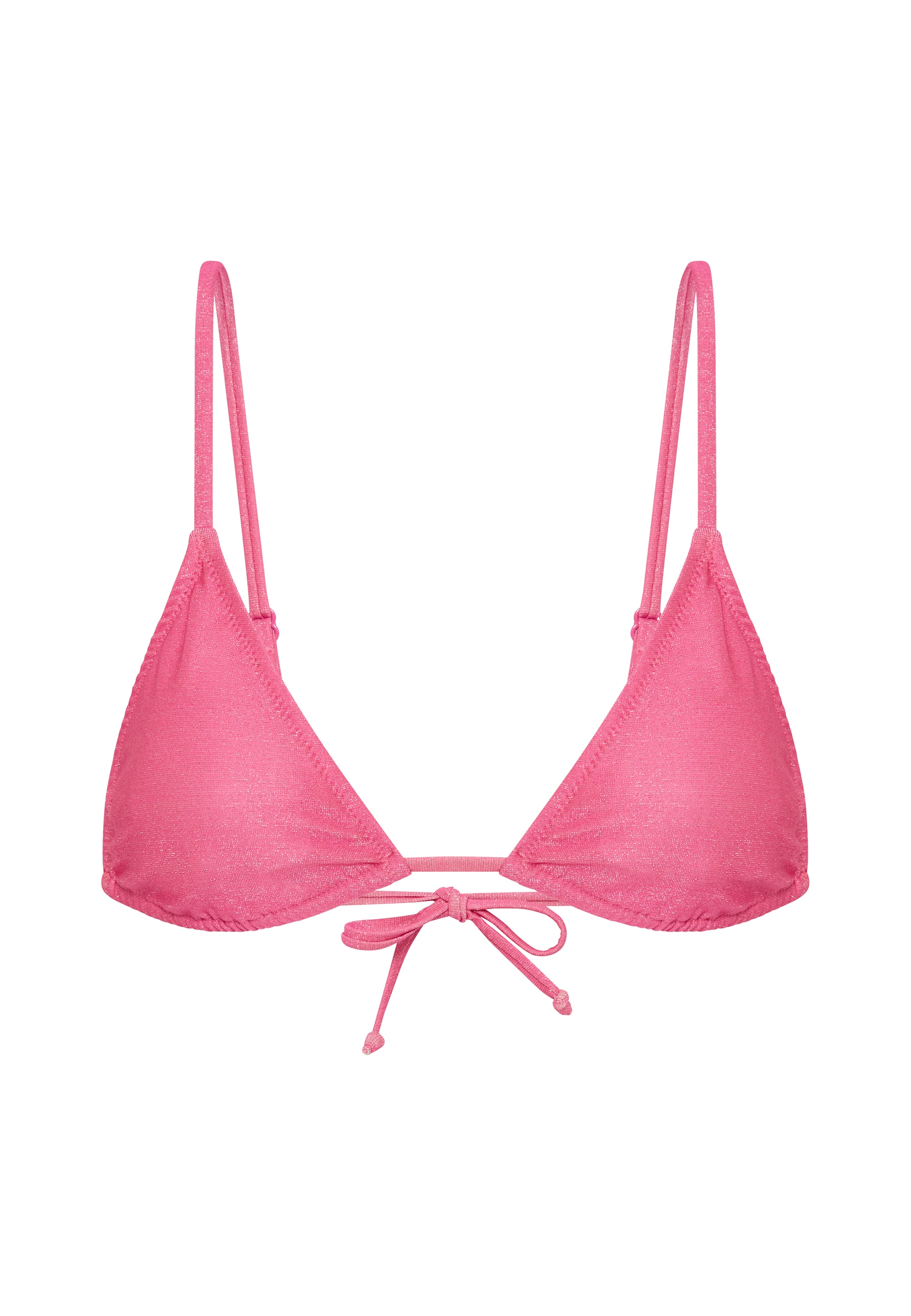 LSCN by LASCANA Top bikini triangle »Gladys« en aspect pailleté tendance
