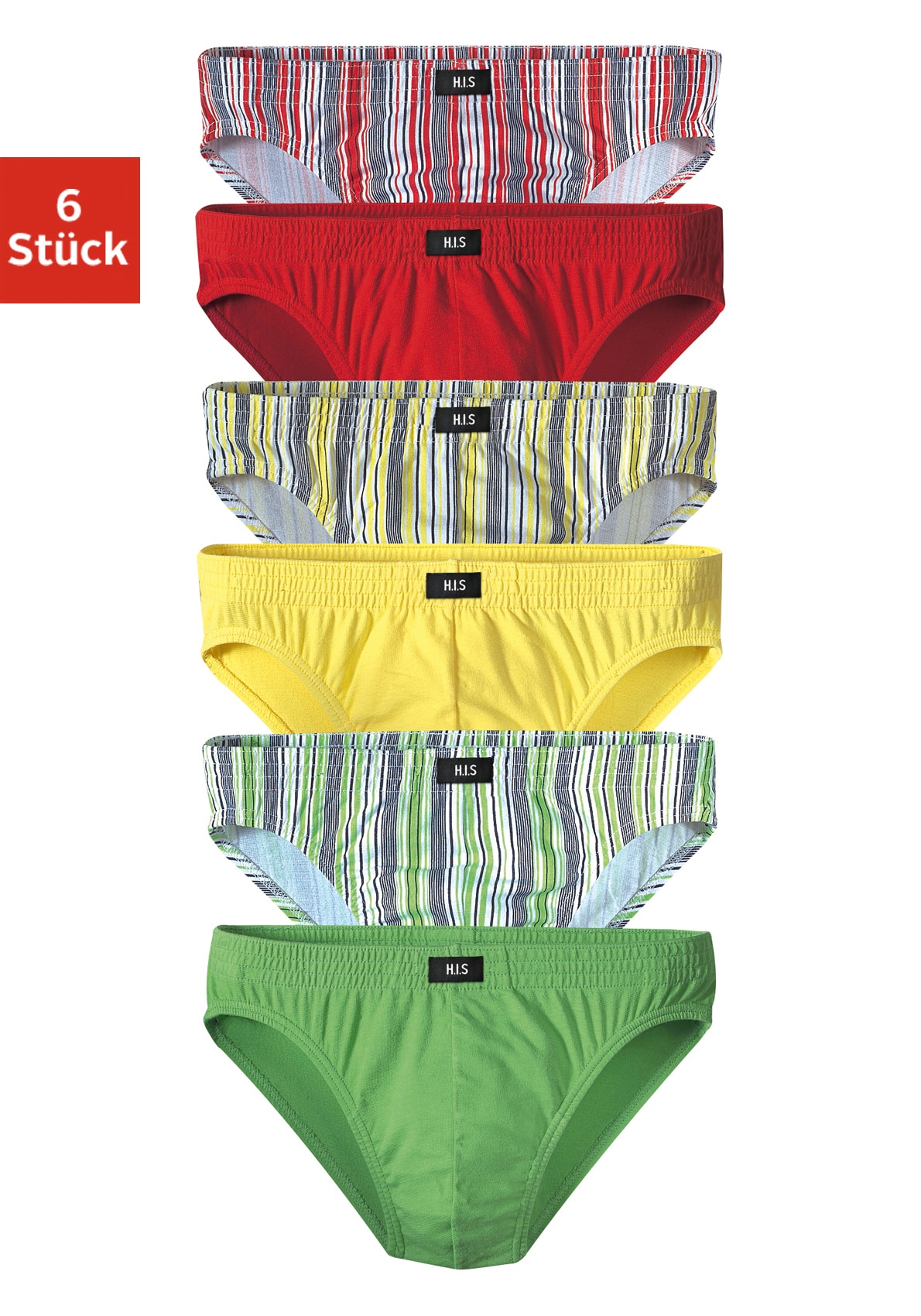 H.I.S Slip Packung, 6 Stk. klassisch geschnitten