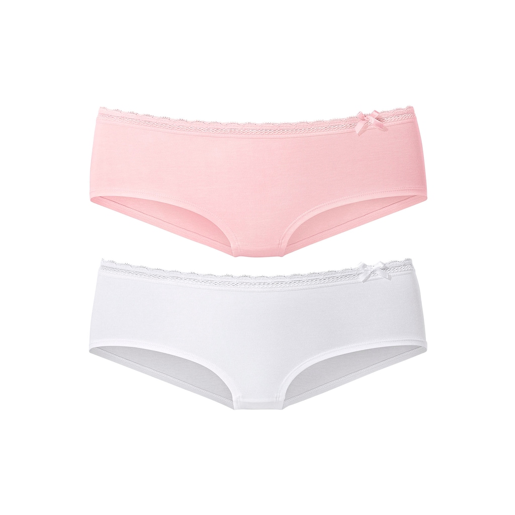 Nuance Panty, (2 St.), aus weicher Baumwolle