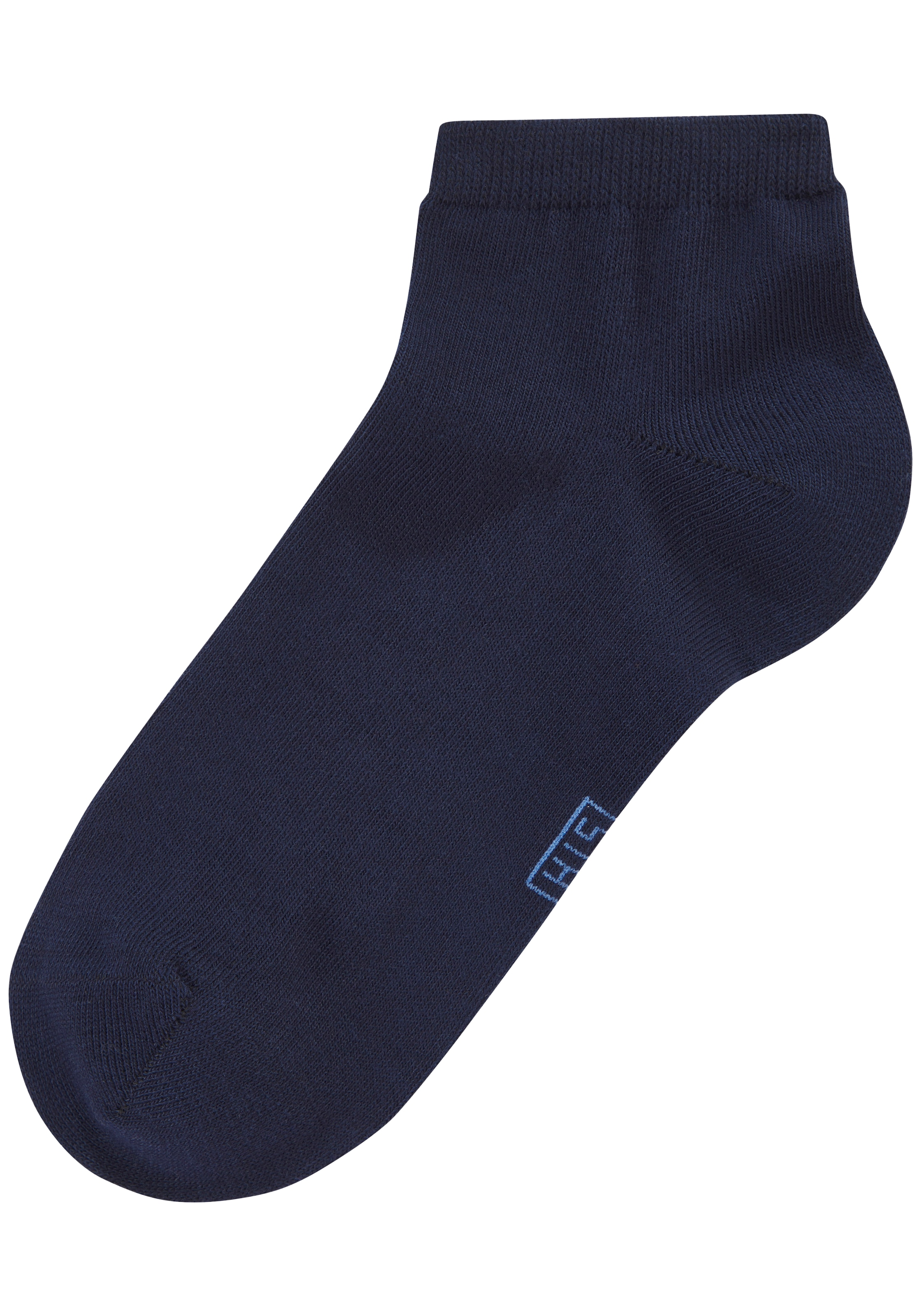 H.I.S Kurzsocken »Damen Sport Basic Socken, Laufsocken ohne Frottee« Packung, Grosspackung, 10 Paar tlg. mit verstärkter Ferse und Spitze
