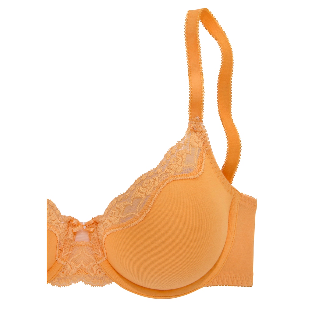 petite fleur Bügel-BH, mit zarter Jacquardspitze