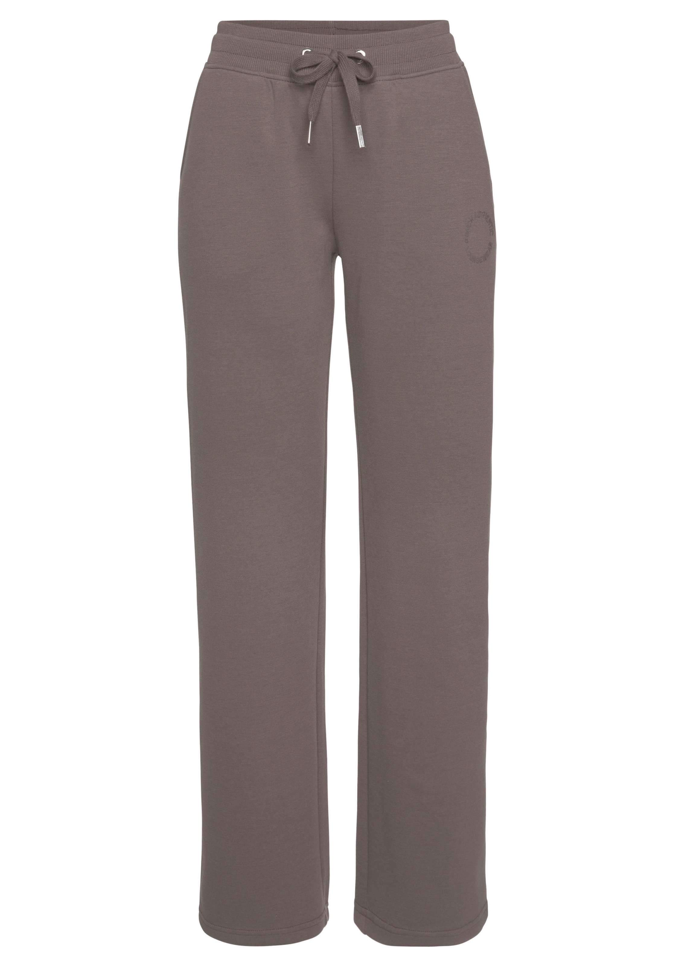 Bench. Loungewear Loungehose Relaxhose mit Logostickerei und Eingrifftaschen, Loungewear