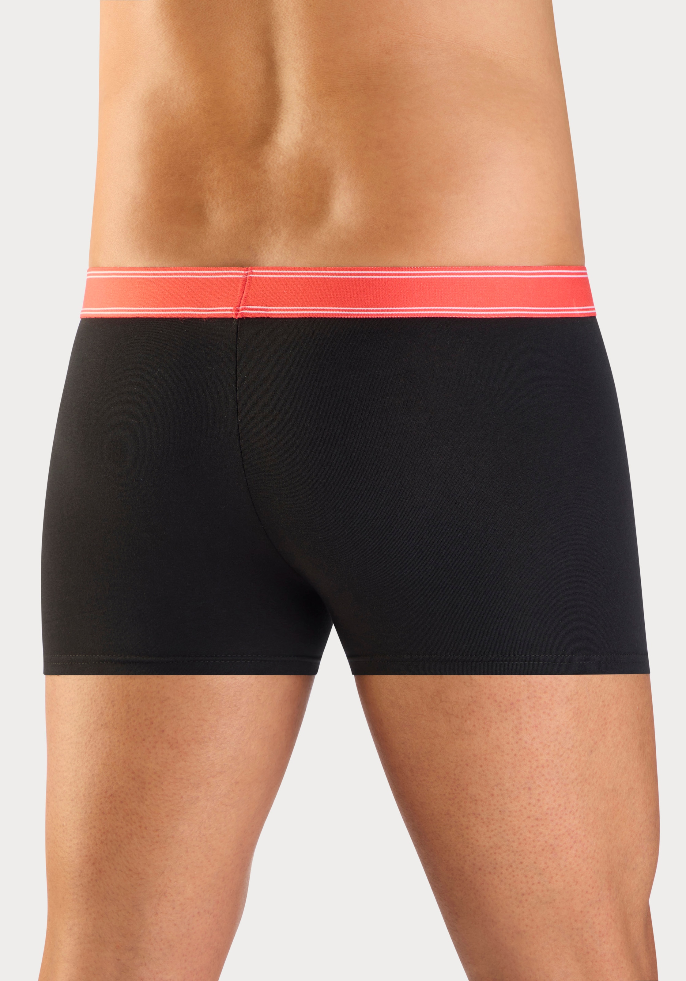Bruno Banani Boxer »Boxershorts für Herren« Packung, 5 Stk. mit schmalen Streifen und Logoschriftzug im Bund