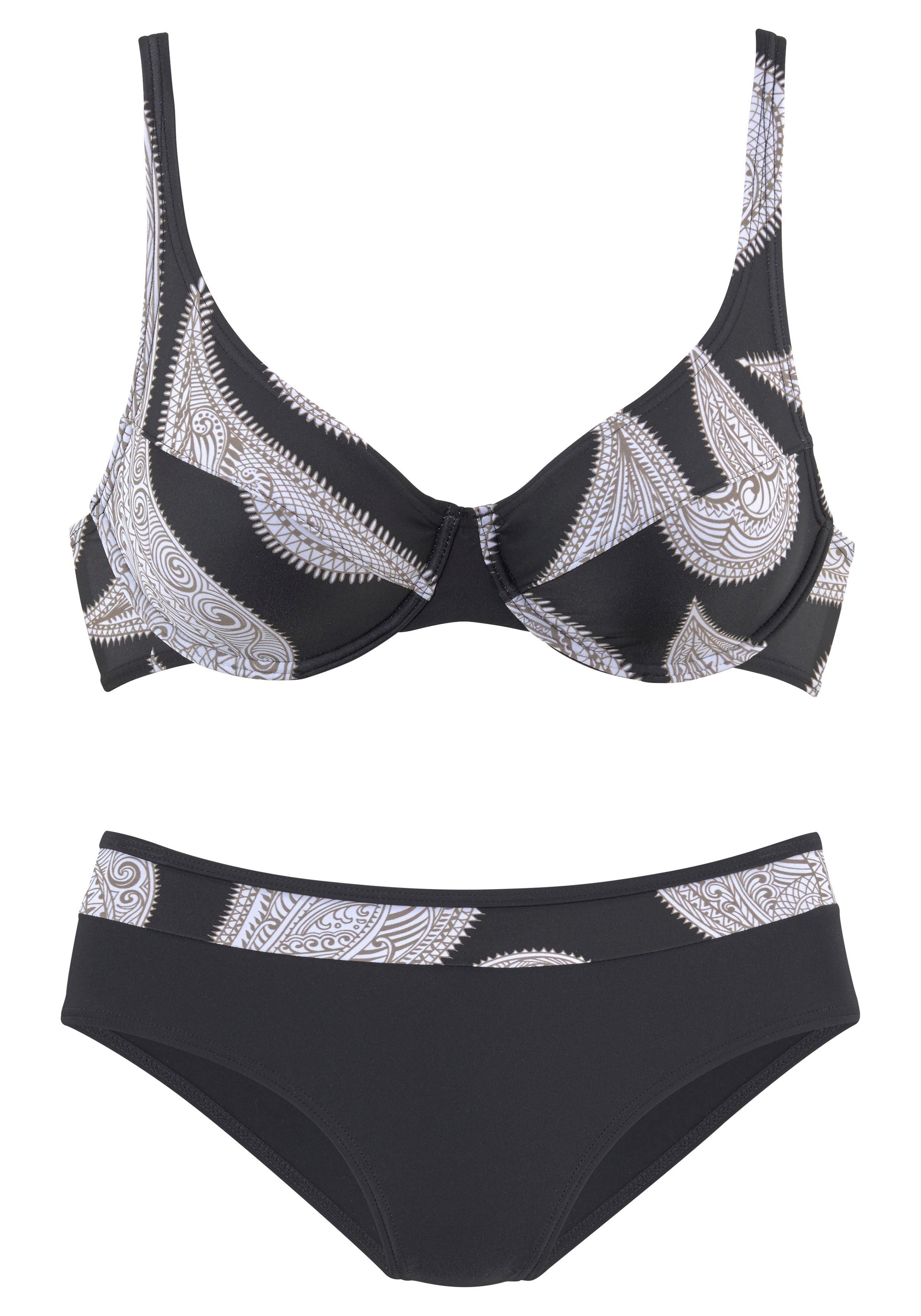 LASCANA Bügel-Bikini seitlich extra höher geschnitten, verstellbare Träger