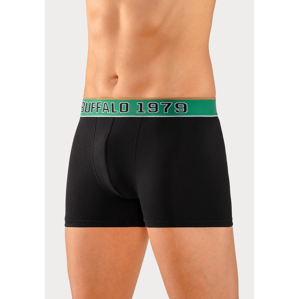 Buffalo Boxer »Boxershorts für Herren«, (Packung, 3 St.), aus Baumwoll-Mix