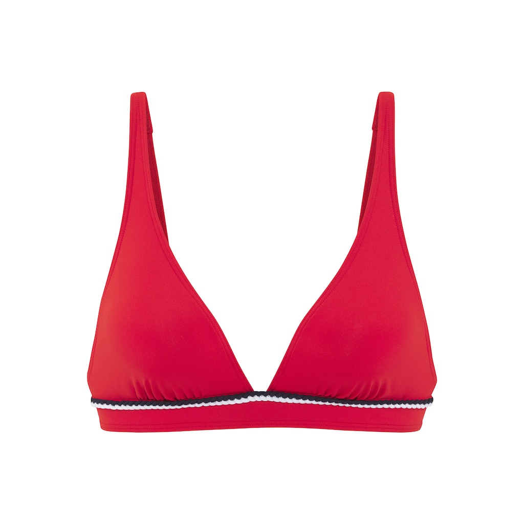 s.Oliver Triangel-Bikini-Top »Junis«, mit geflochtener Kordel