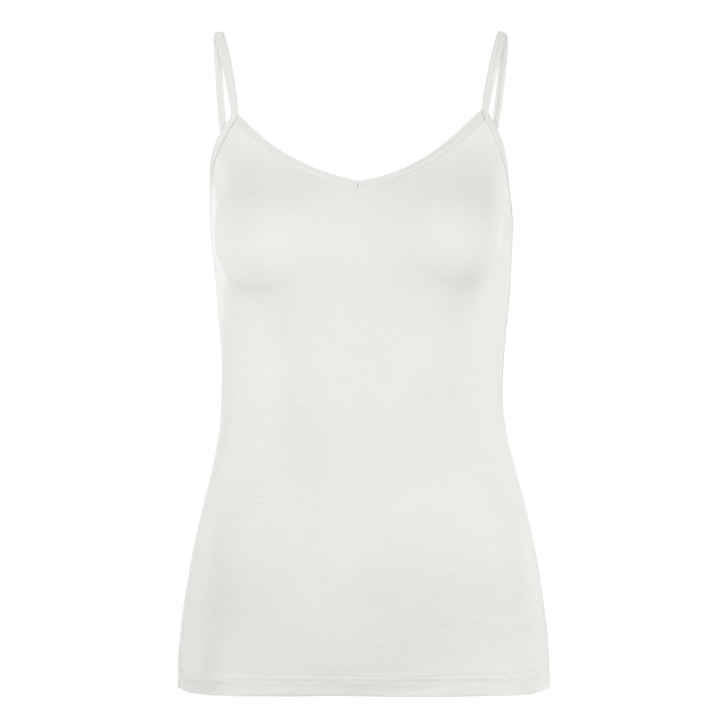 LASCANA Unterhemd, (Packung, 2 St., 2er-Pack), Spaghettiträger-Top, Unterziehshirt