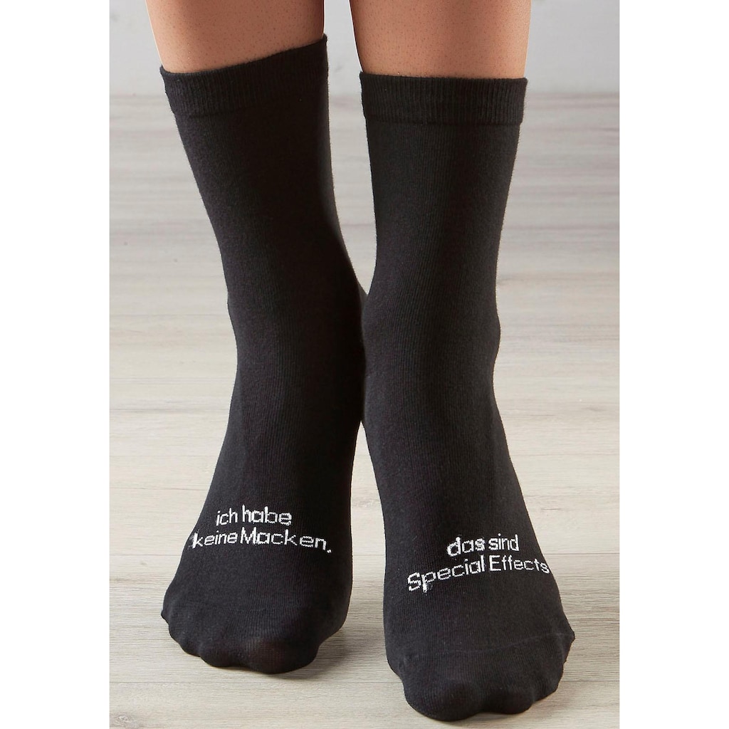Bench. Socken, (Packung, 7 Paar), mit Turnbeutel