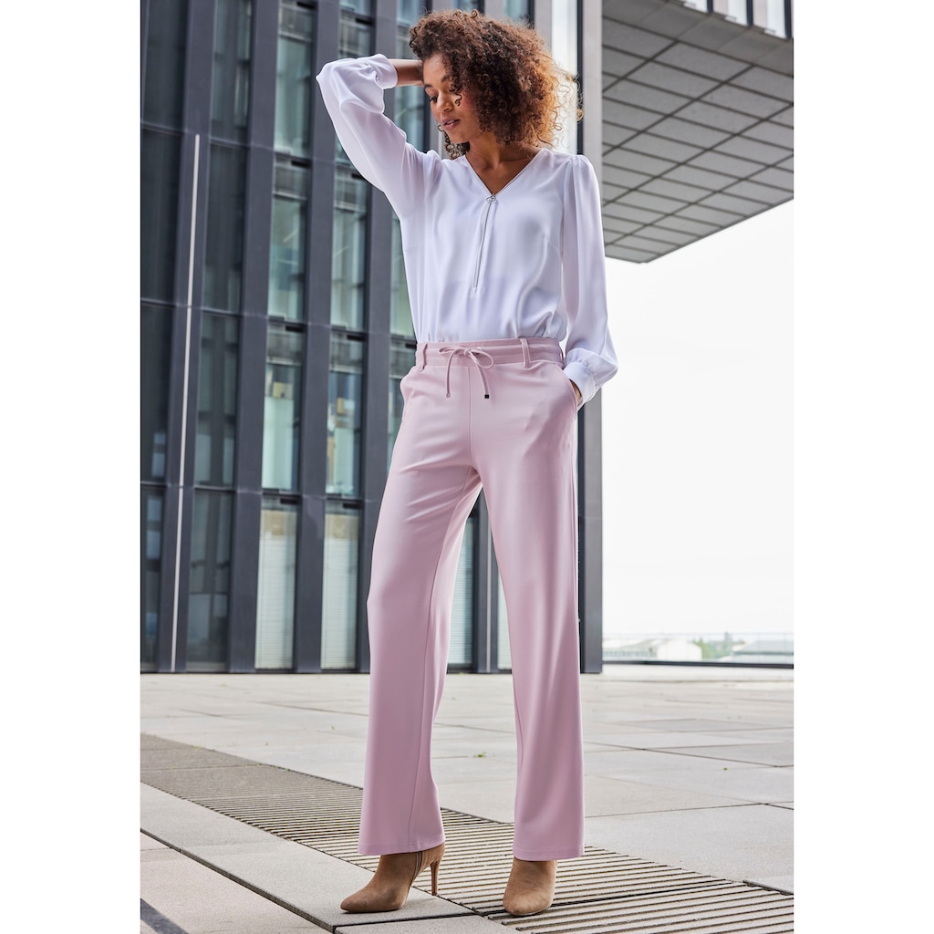 LASCANA Homewearhose, in weich fliessendem Material, Loungewear