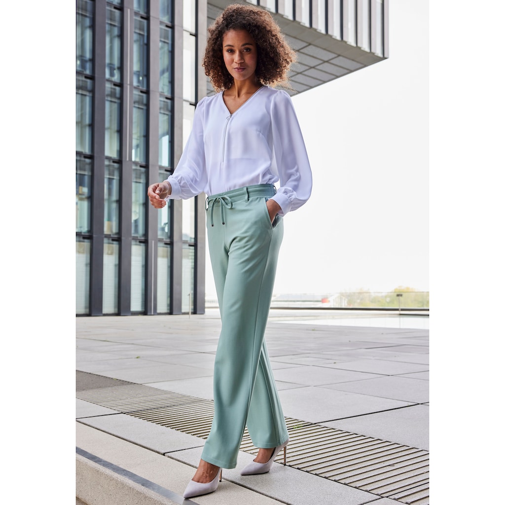 LASCANA Homewearhose, in weich fliessendem Material, Loungewear