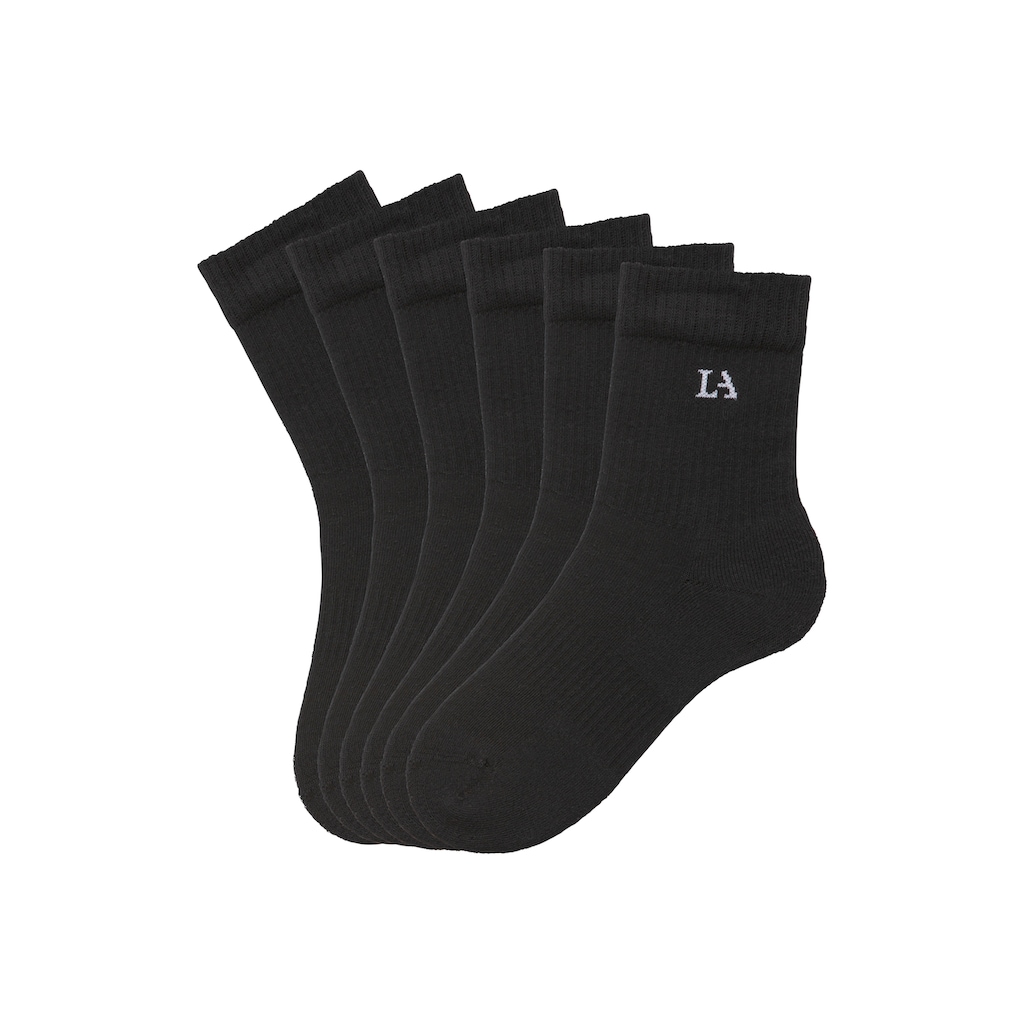 LASCANA ACTIVE Tennissocken, (Packung), mit Frotteé