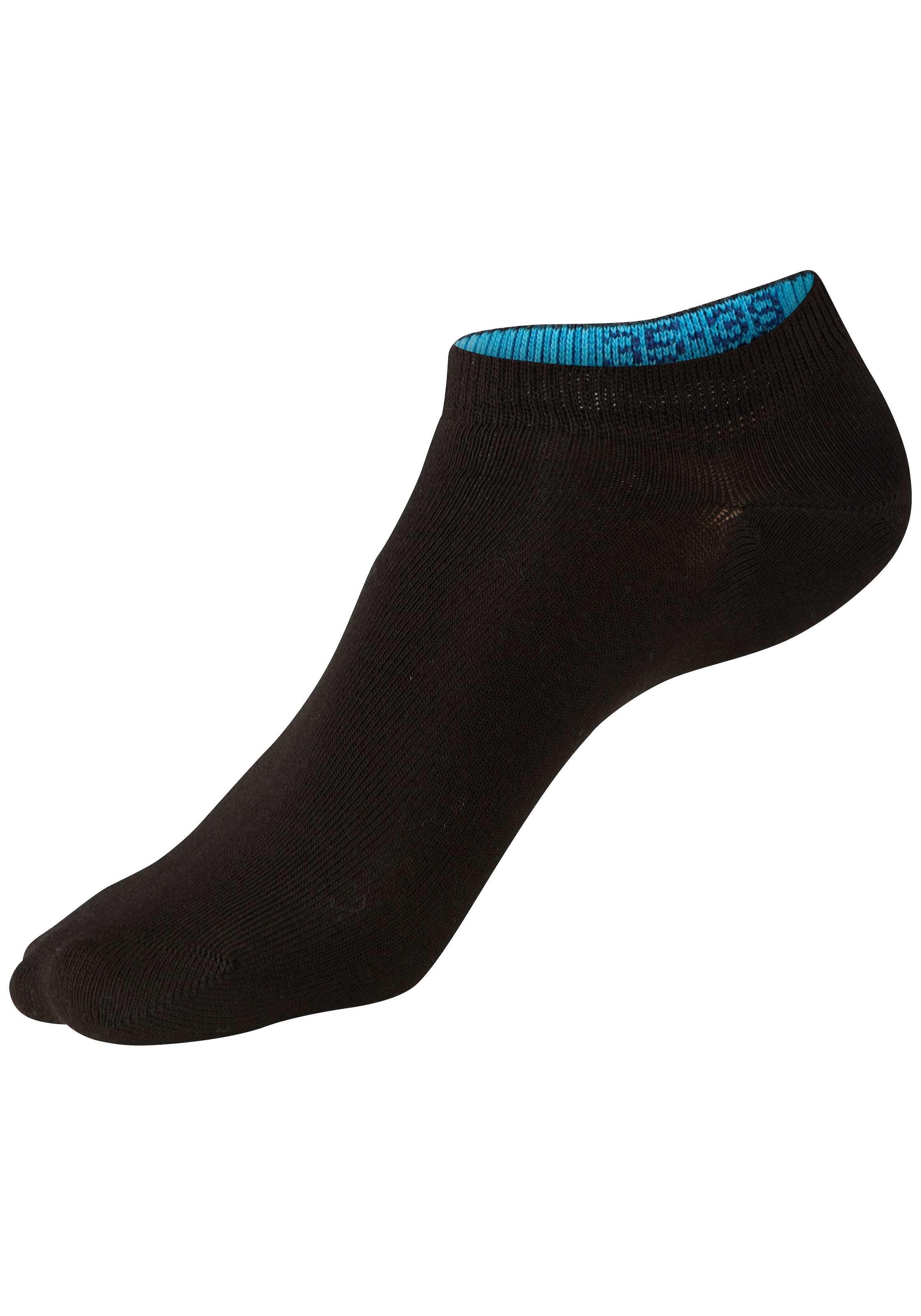H.I.S Chaussettes de baskets »für Damen und Herren, perfekt zu sortieren, mit farbigen Innenbündchen« Boîte, 20 Couple tlg. dans une boîte cadeau pratique pour le travail et les loisirs