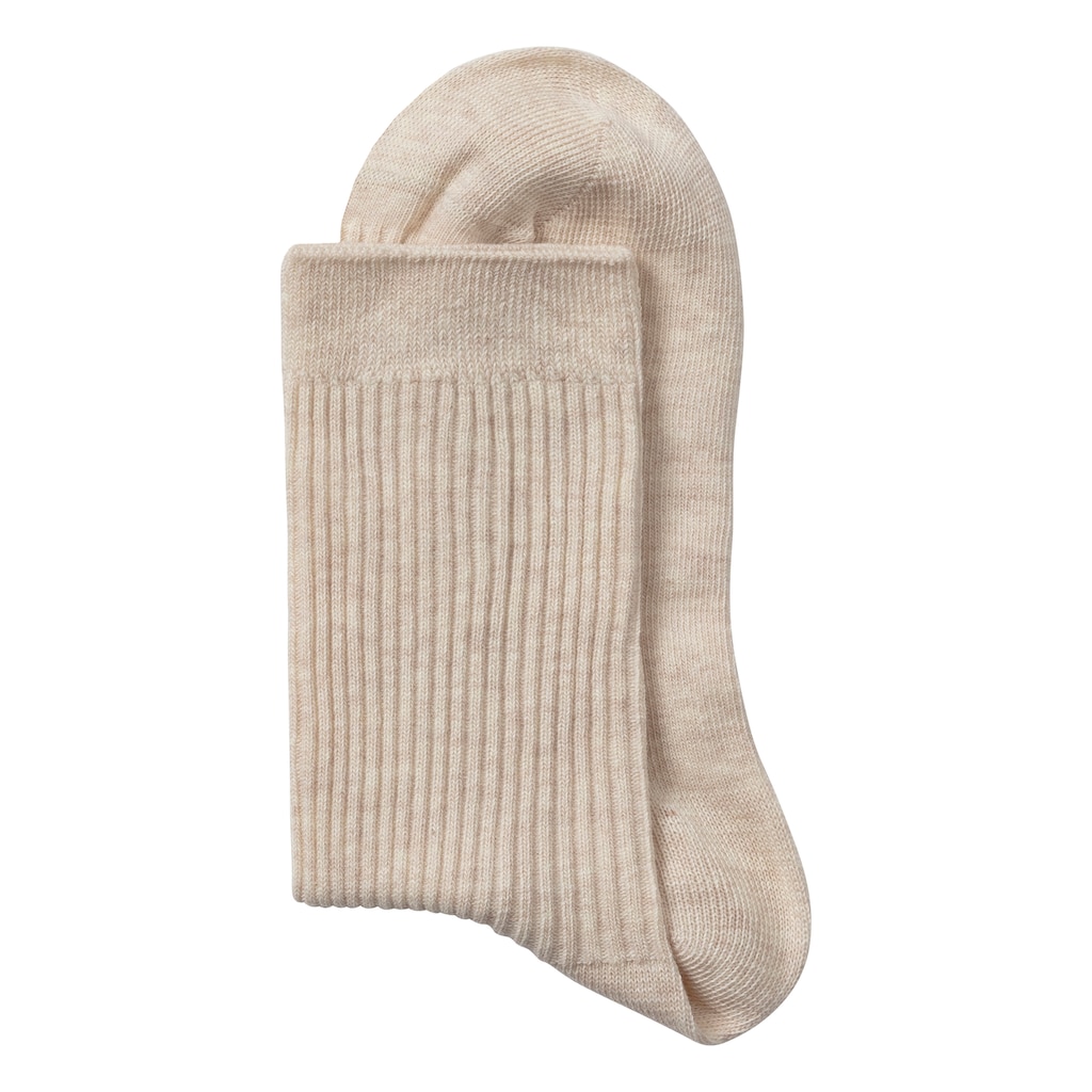 Lavana Basicsocken, (Packung, 5 Paar), mit feiner Rippe