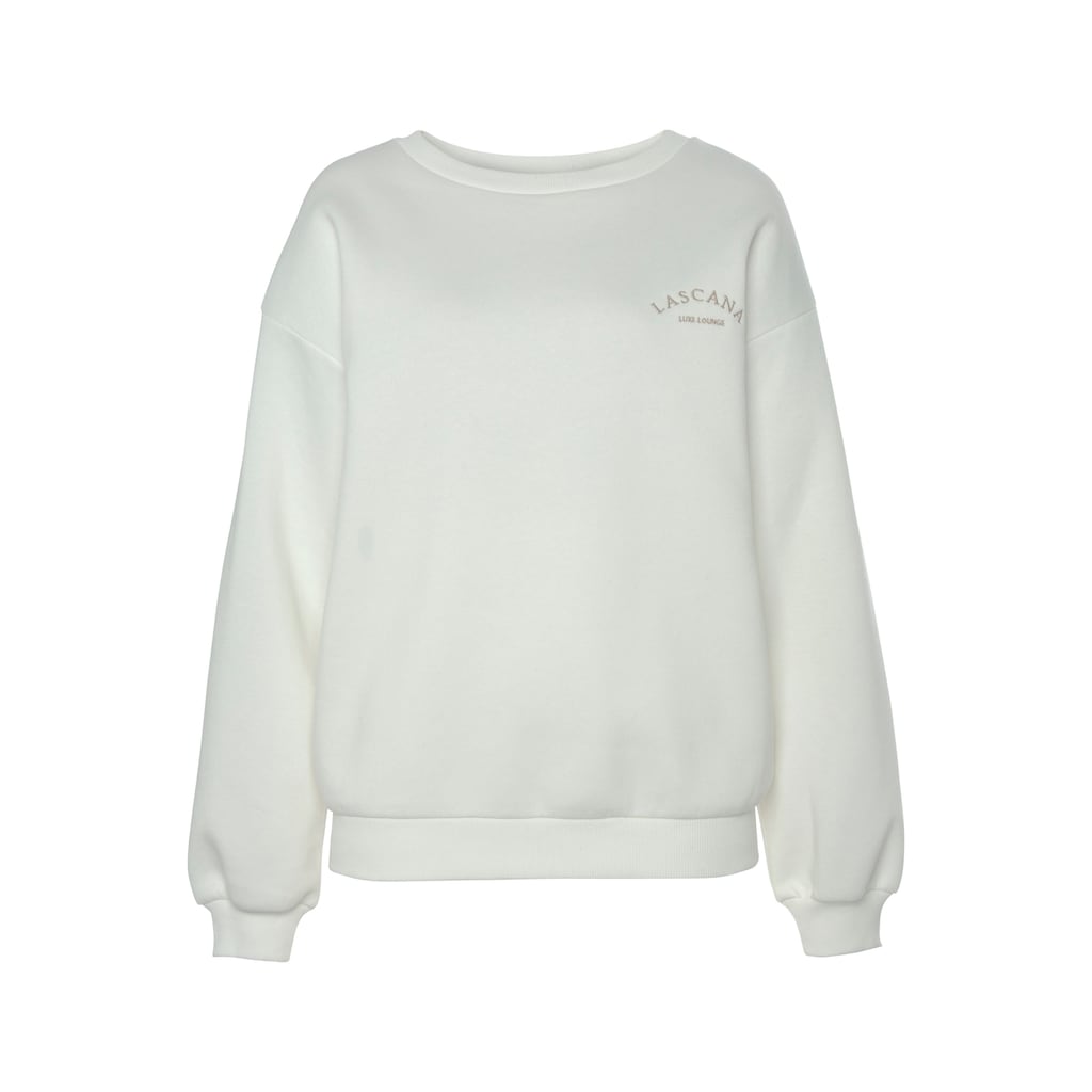 LASCANA Sweatshirt, mit weiten Ärmeln, Loungewear