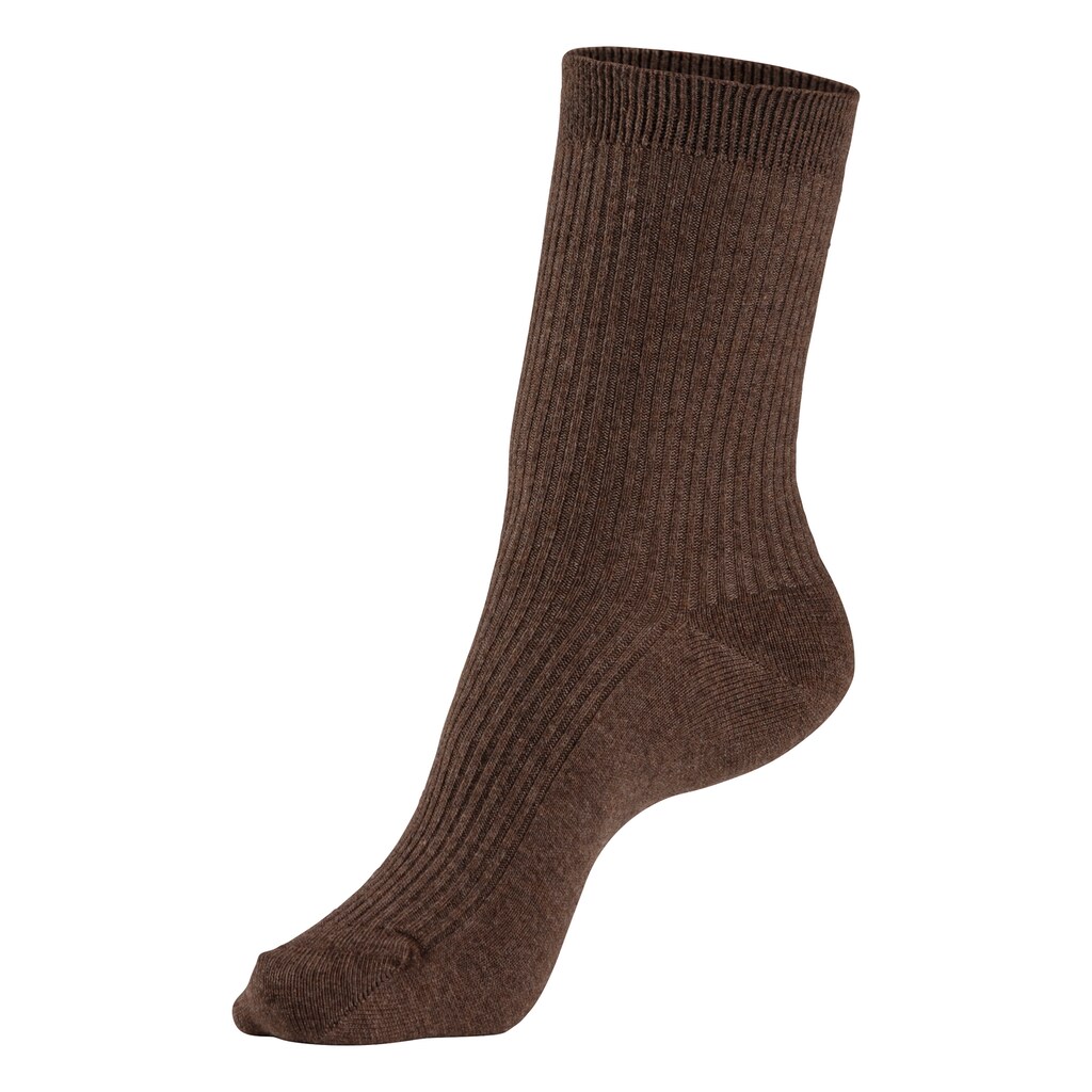 Lavana Basicsocken, (Packung, 5 Paar), mit feiner Rippe