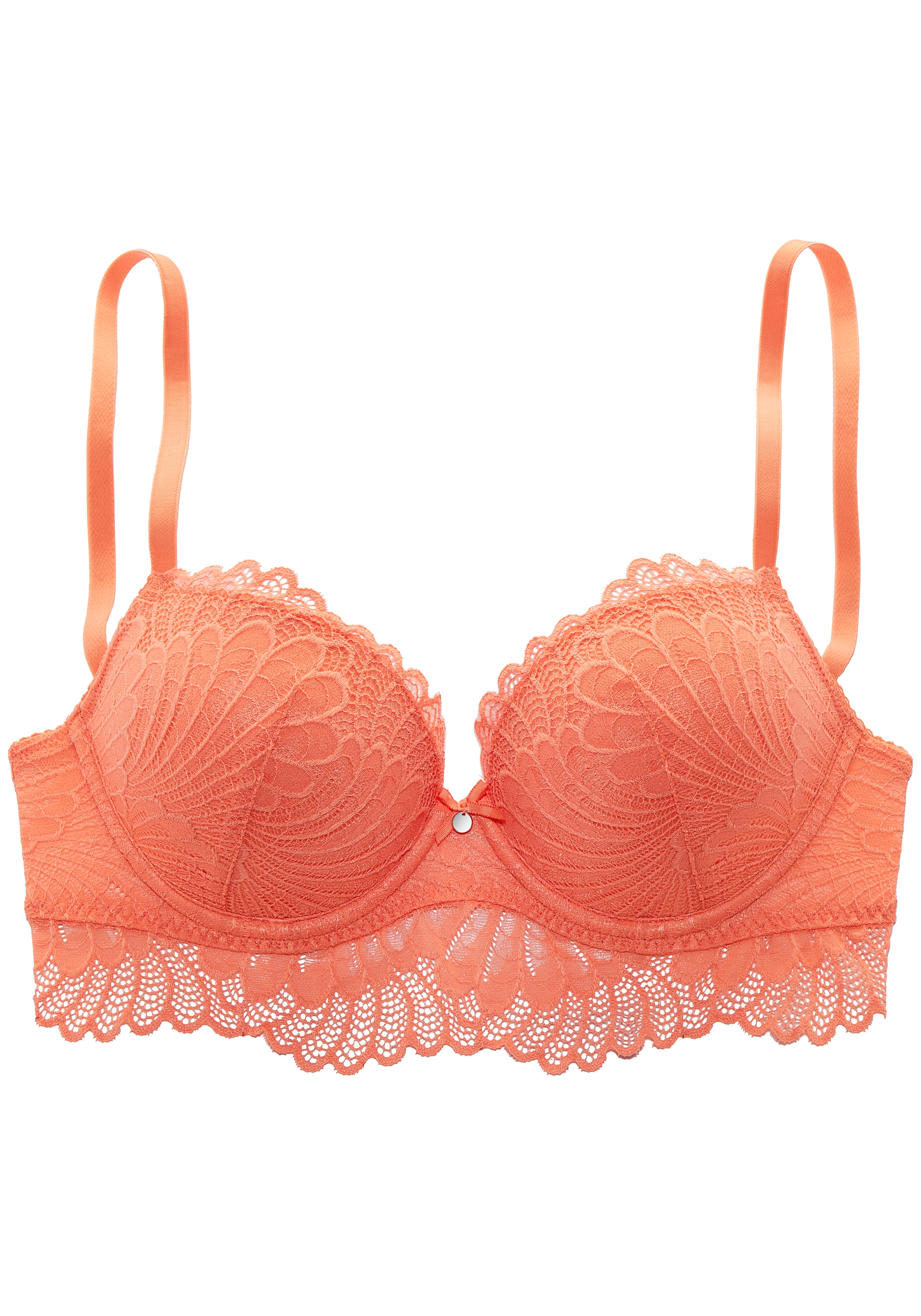 s.Oliver Soutien-gorge push-up »Sophie« en fine dentelle, forme longue légère, lingerie sexy, dessous séduisants