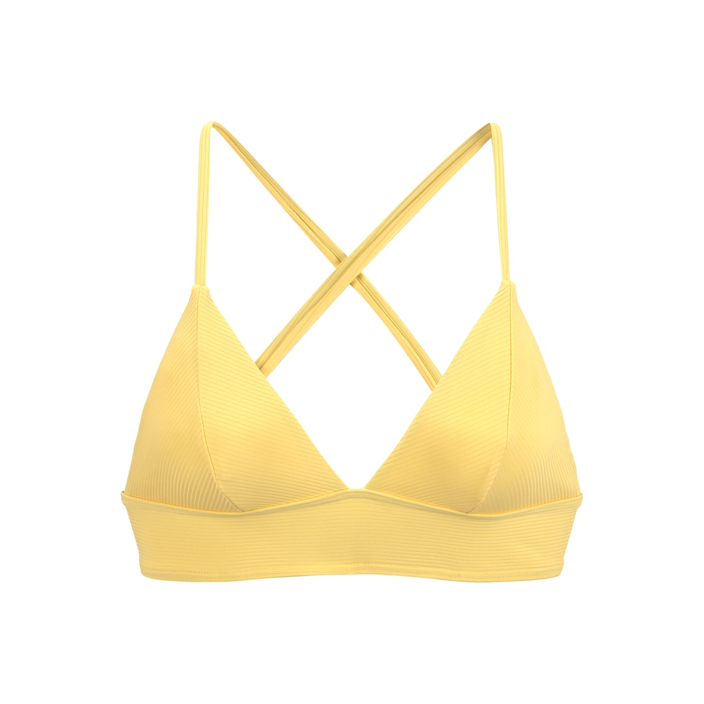 Venice Beach Triangel-Bikini-Top »Lucky«, aus gerippter Strukturware