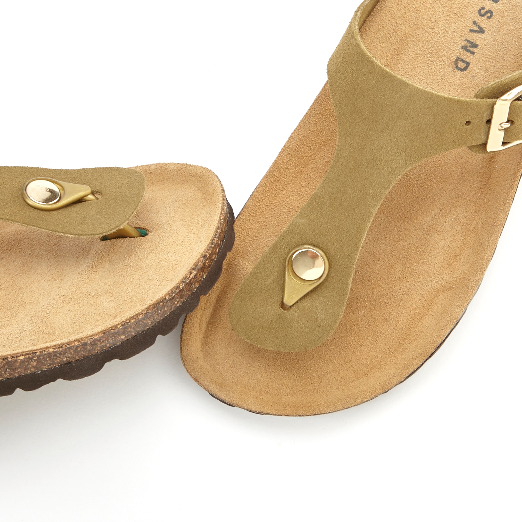 Elbsand Pantolette »Mule, Sandale, offener Schuh,«, aus hochwertigem Leder mit Komfortkorkfussbett, Unisex