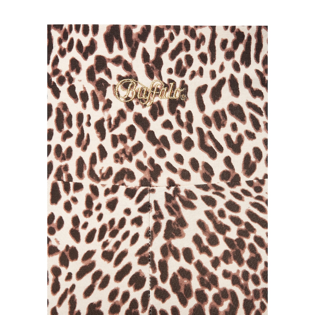 Buffalo Leggings, in modischer Allover Leo-Optik
