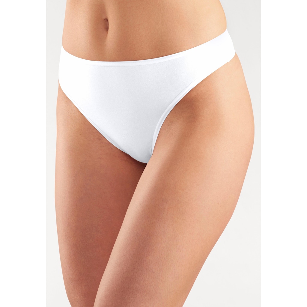 petite fleur String, (10er-Pack), aus elastischer Baumwolle