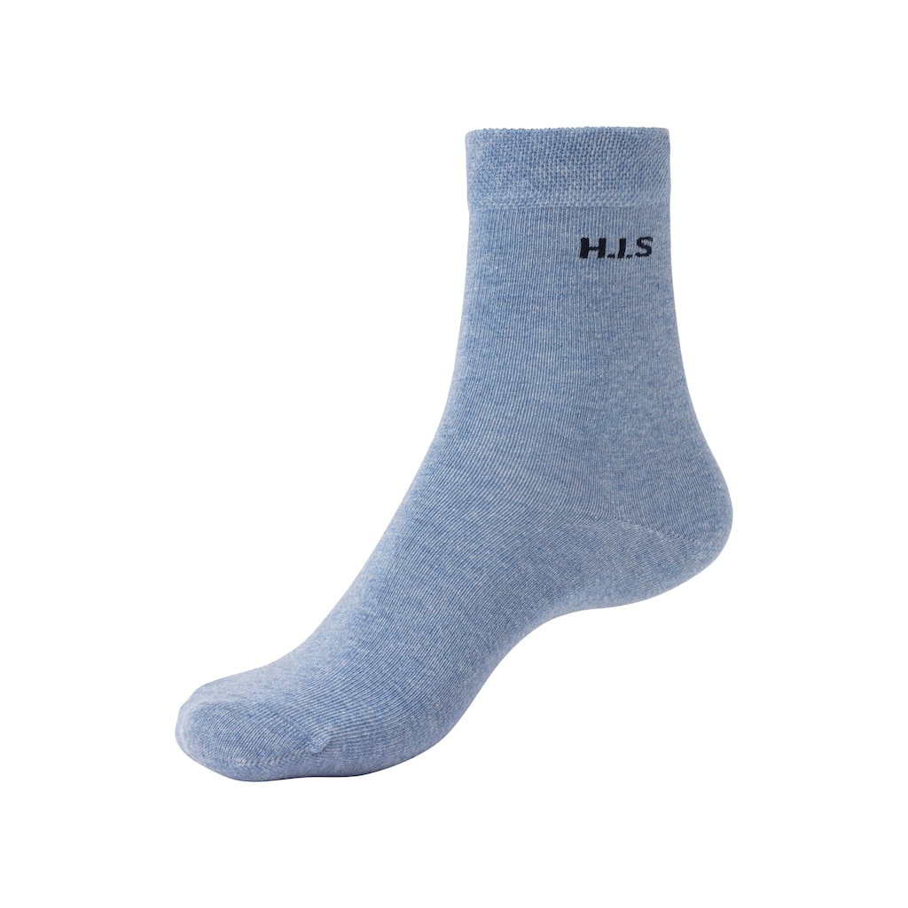 H.I.S Socken, (Packung, 4 Paar), ohne einschneidendes Bündchen