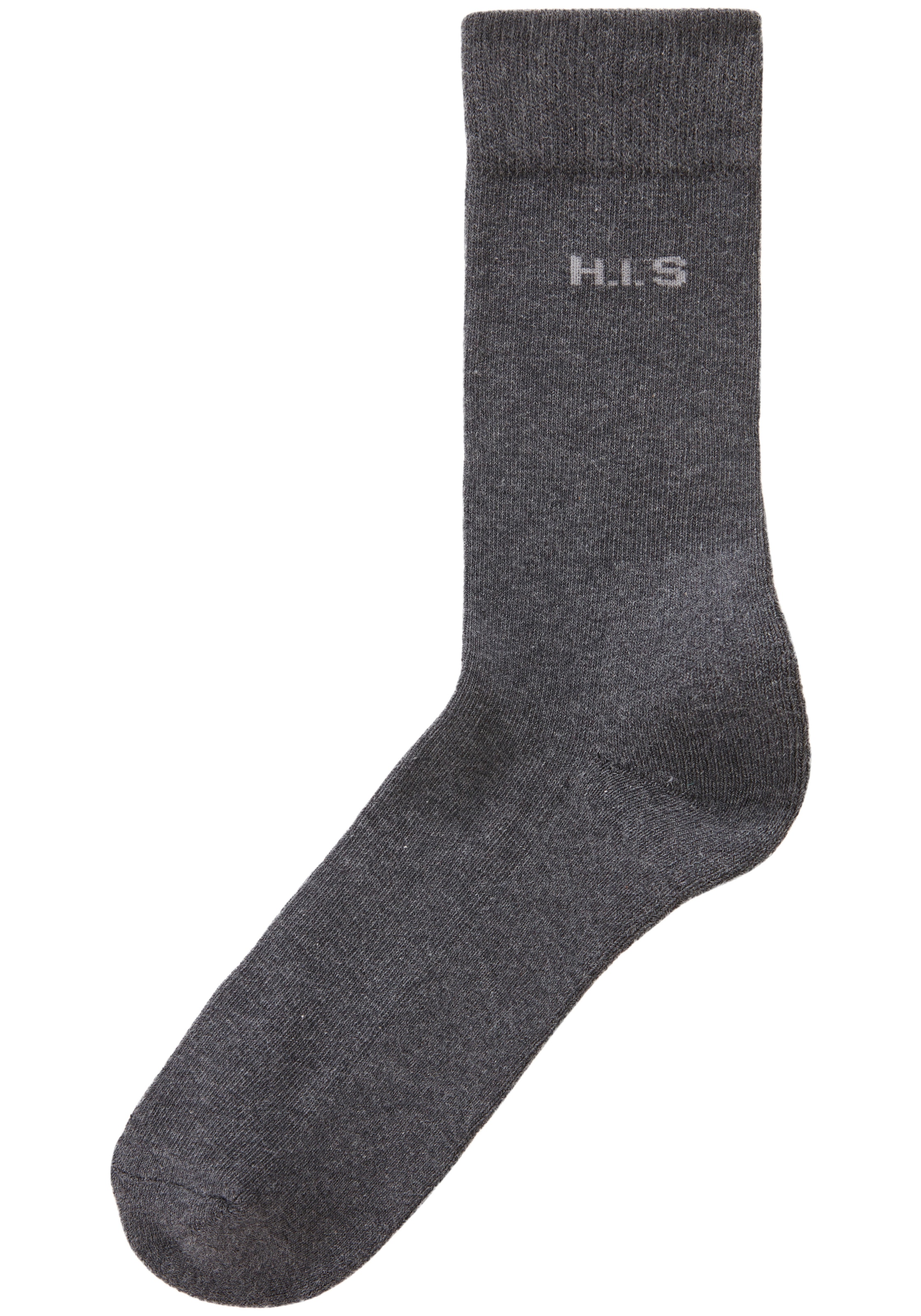 H.I.S Chaussettes basiques »Für Job und Freizeit« Paquet, 6 Couple tlg. avec semelle en éponge douce