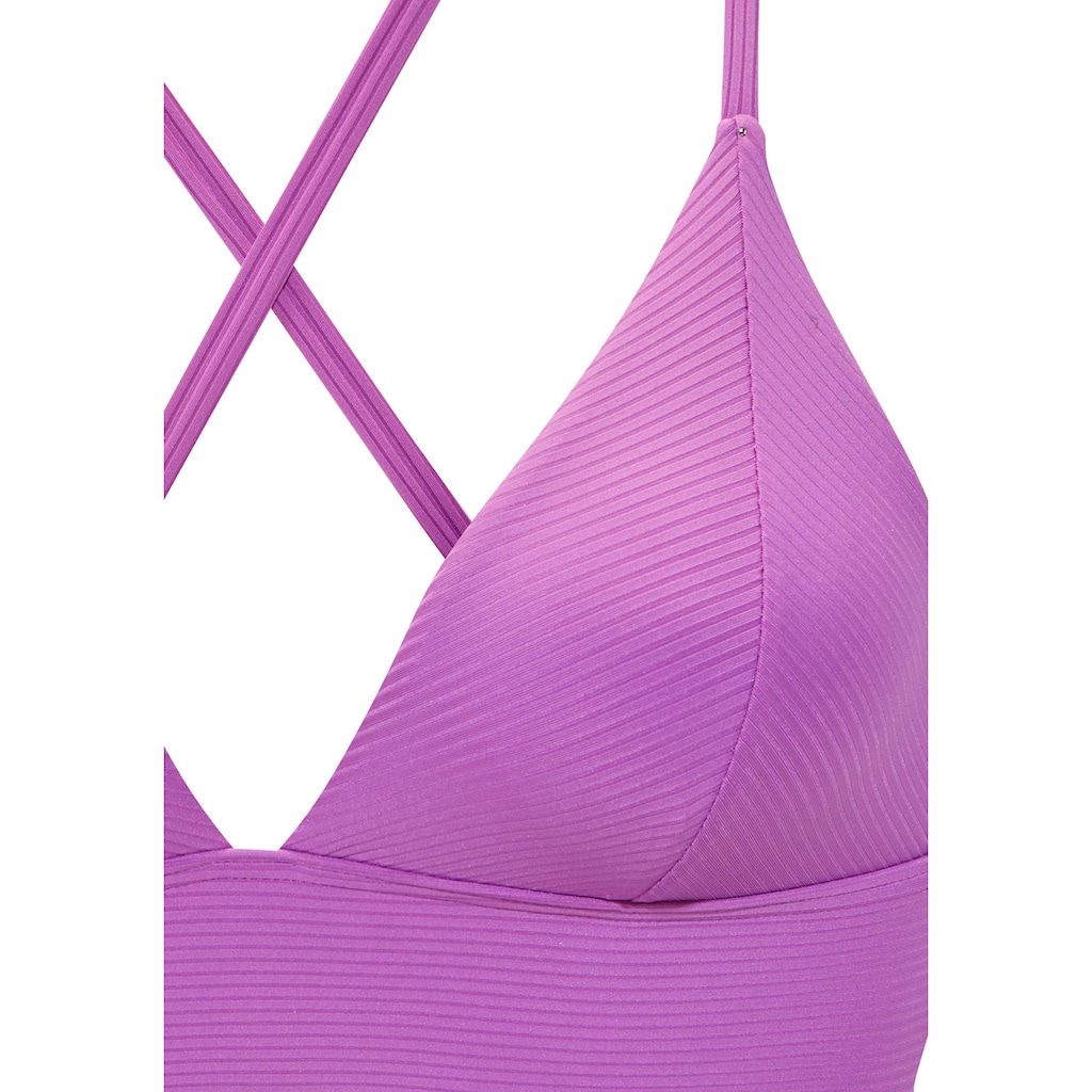 Venice Beach Triangel-Bikini-Top »Lucky«, aus gerippter Strukturware