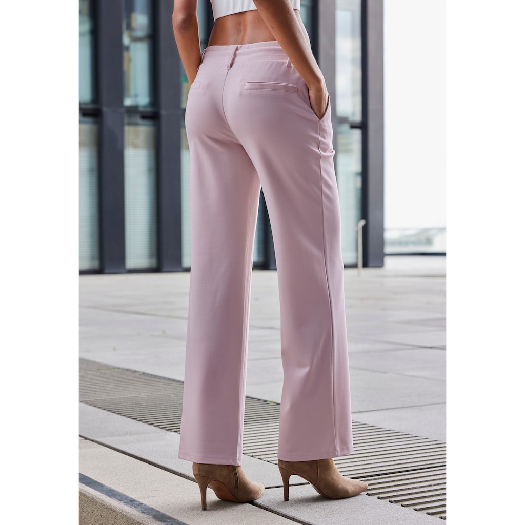 LASCANA Homewearhose, in weich fliessendem Material, Loungewear