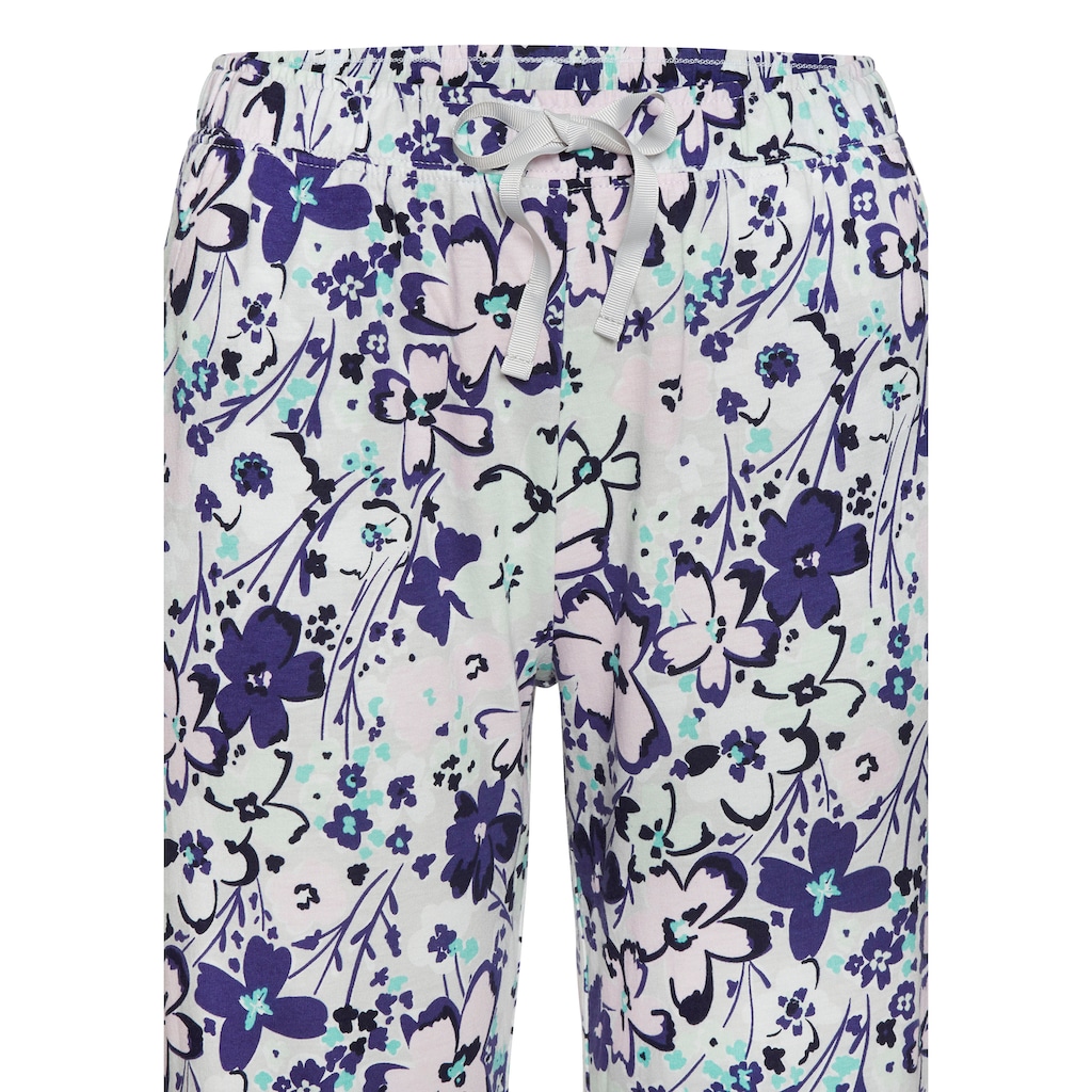s.Oliver Pyjama, (Set, 2 tlg.), im klassischen Stil