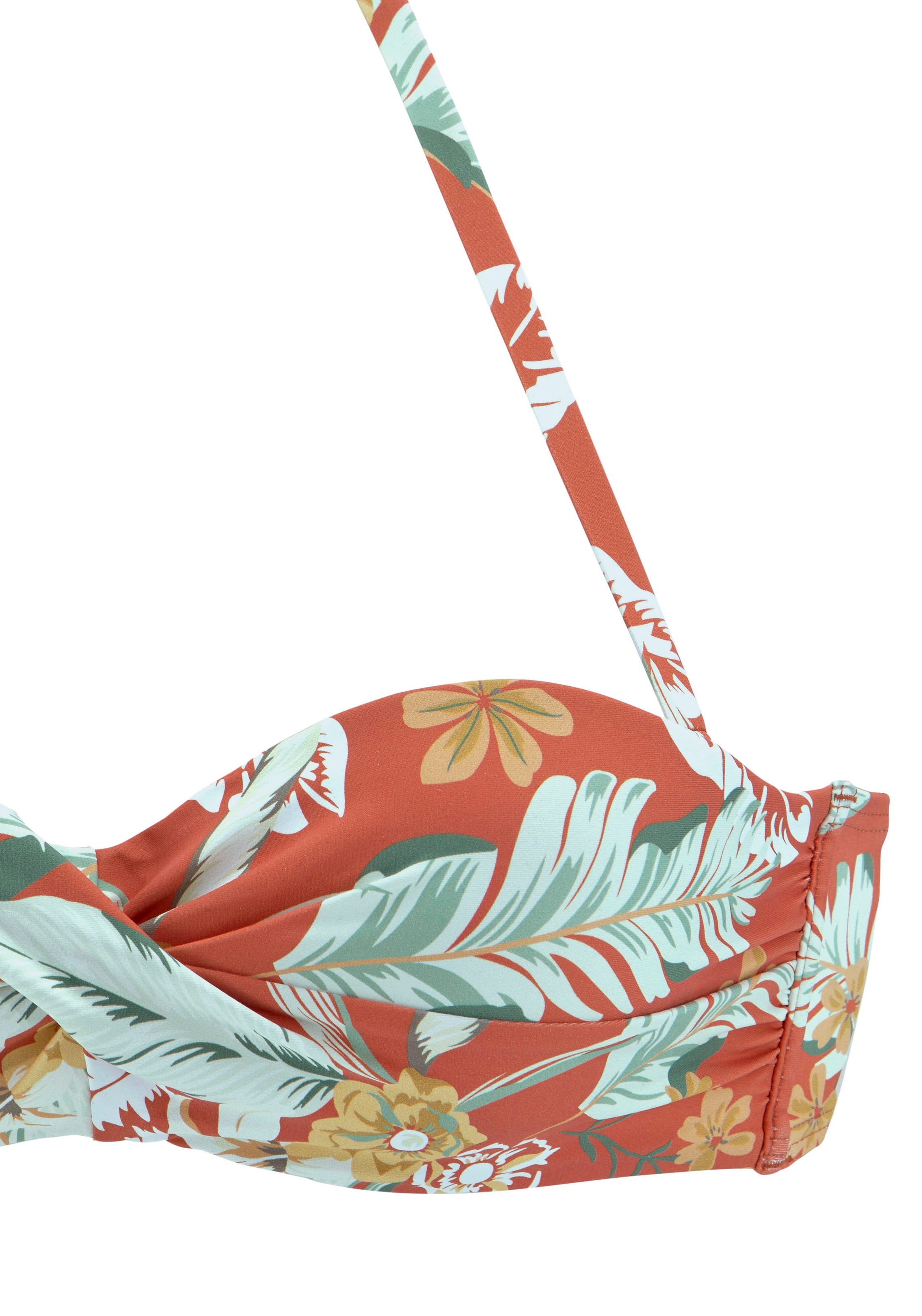 Sunseeker Bügel-Bandeau-Bikini-Top »Suva«, mit floralem Design