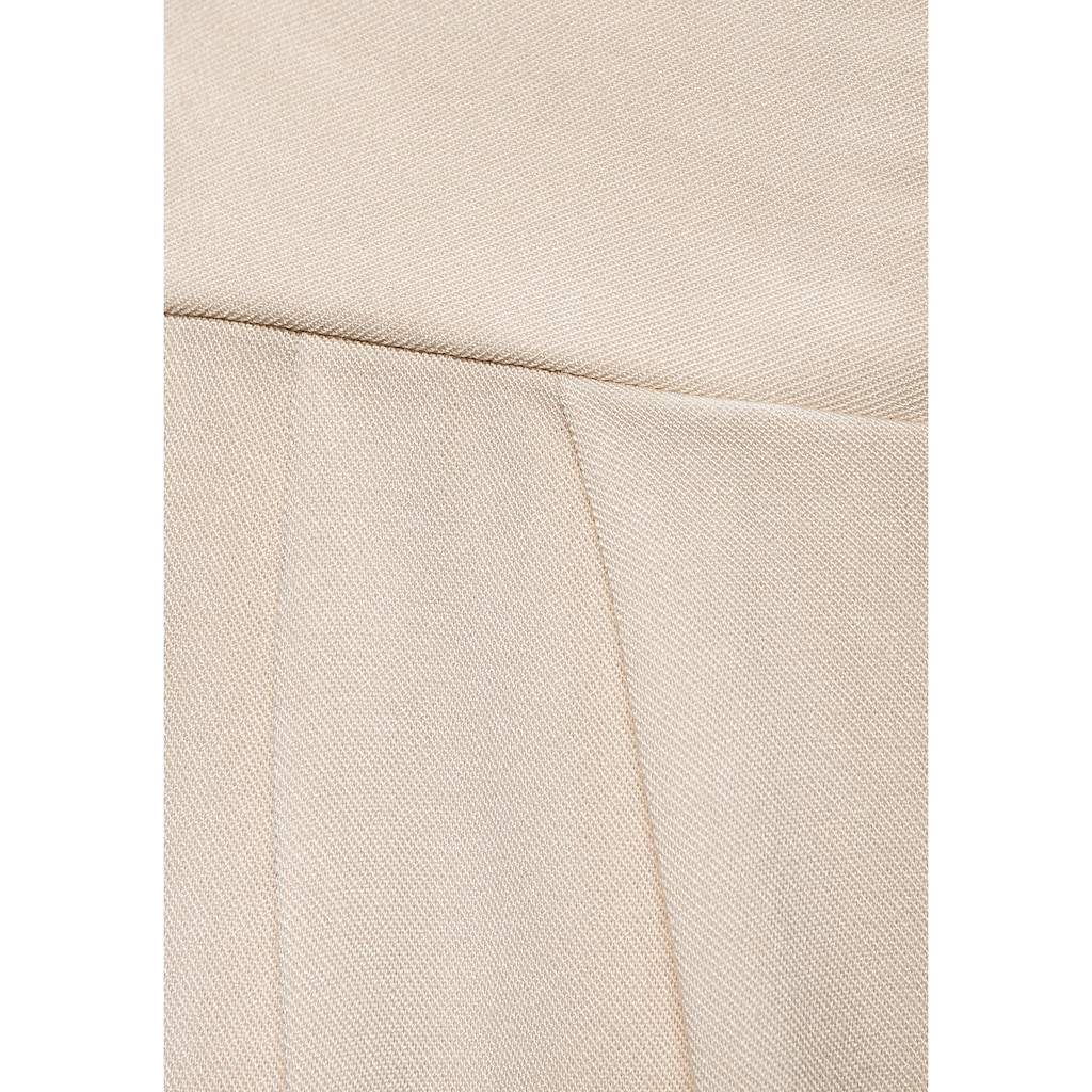 Vivance Palazzohose, mit Zierkette, Bundfaltenhosen, Schlupfhose, elegant