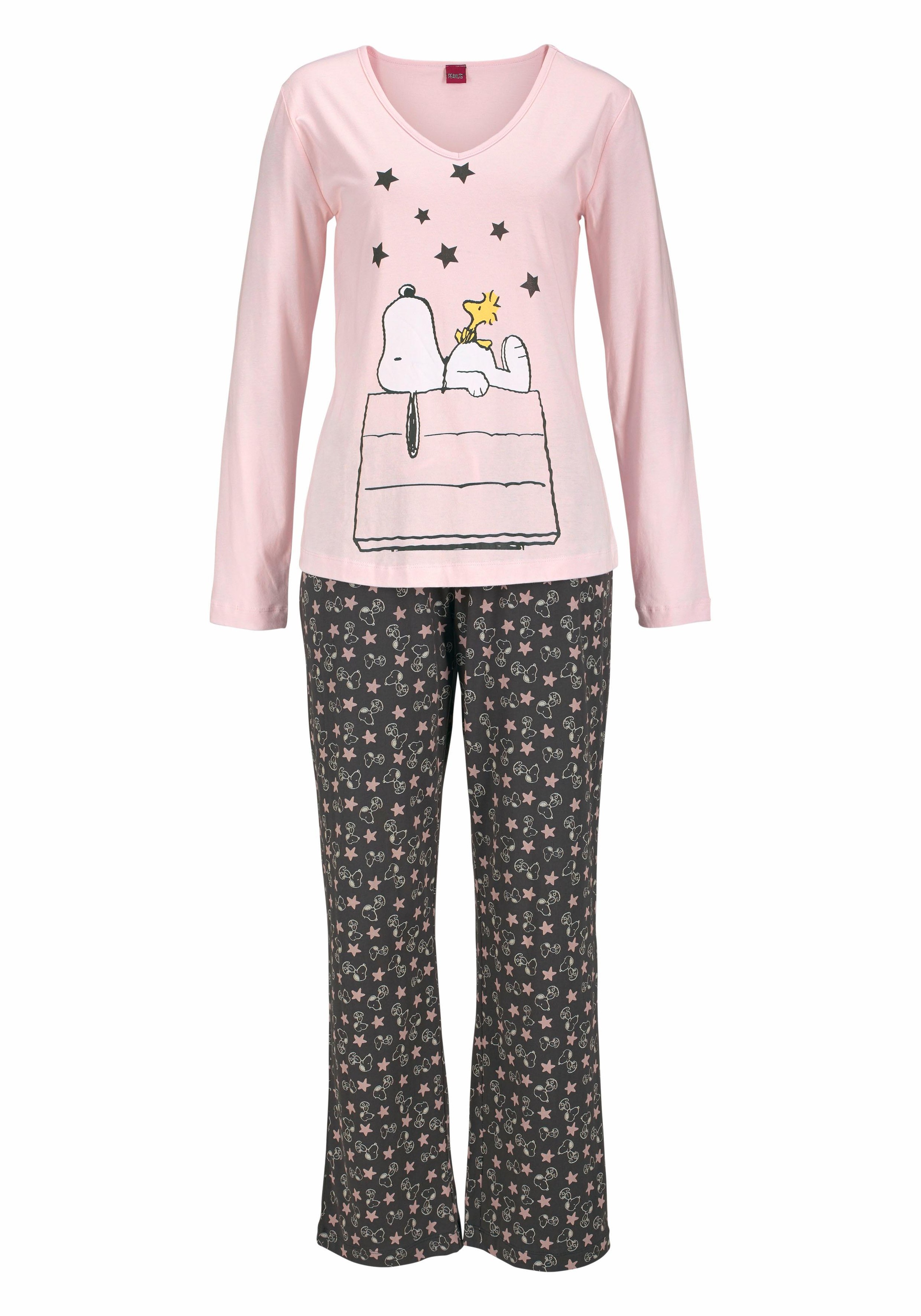 Peanuts Pyjama 2 tlg. in langer Form im niedlichen Snoopy-Design