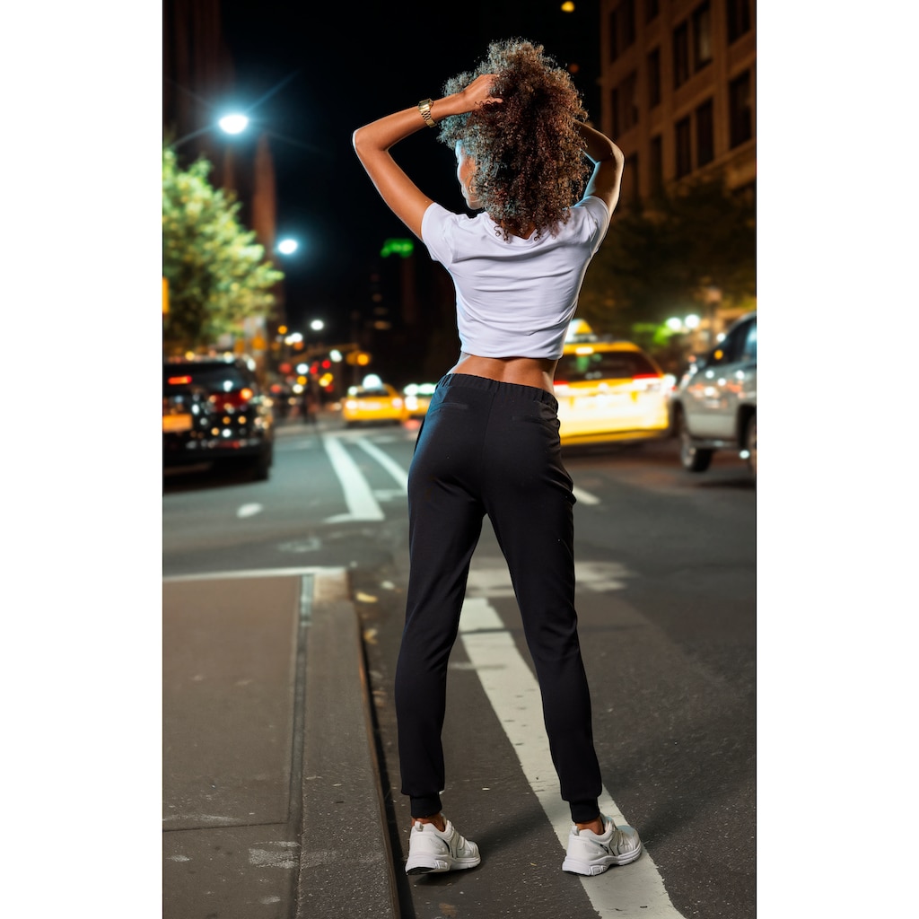 French Connection Loungepants, schmale sportive Form, weich fliessend