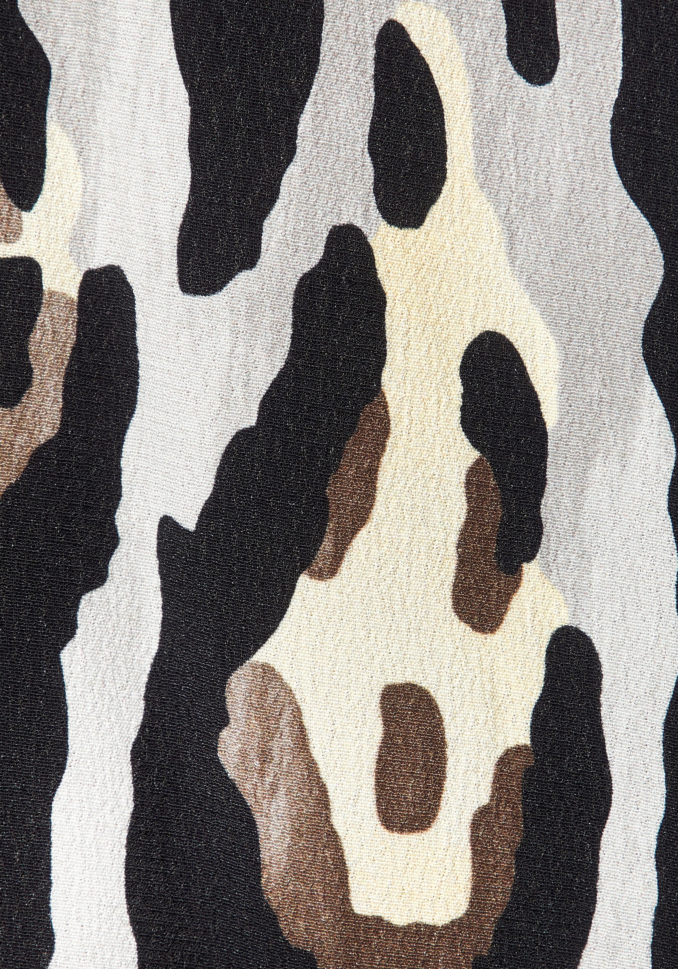 LASCANA Maxi robe aus gewebter Viskose im Alloverprint, luftiges Sommerkleid