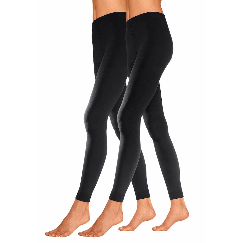 Lavana Thermoleggings, (2er-Pack), innen leicht angeraut