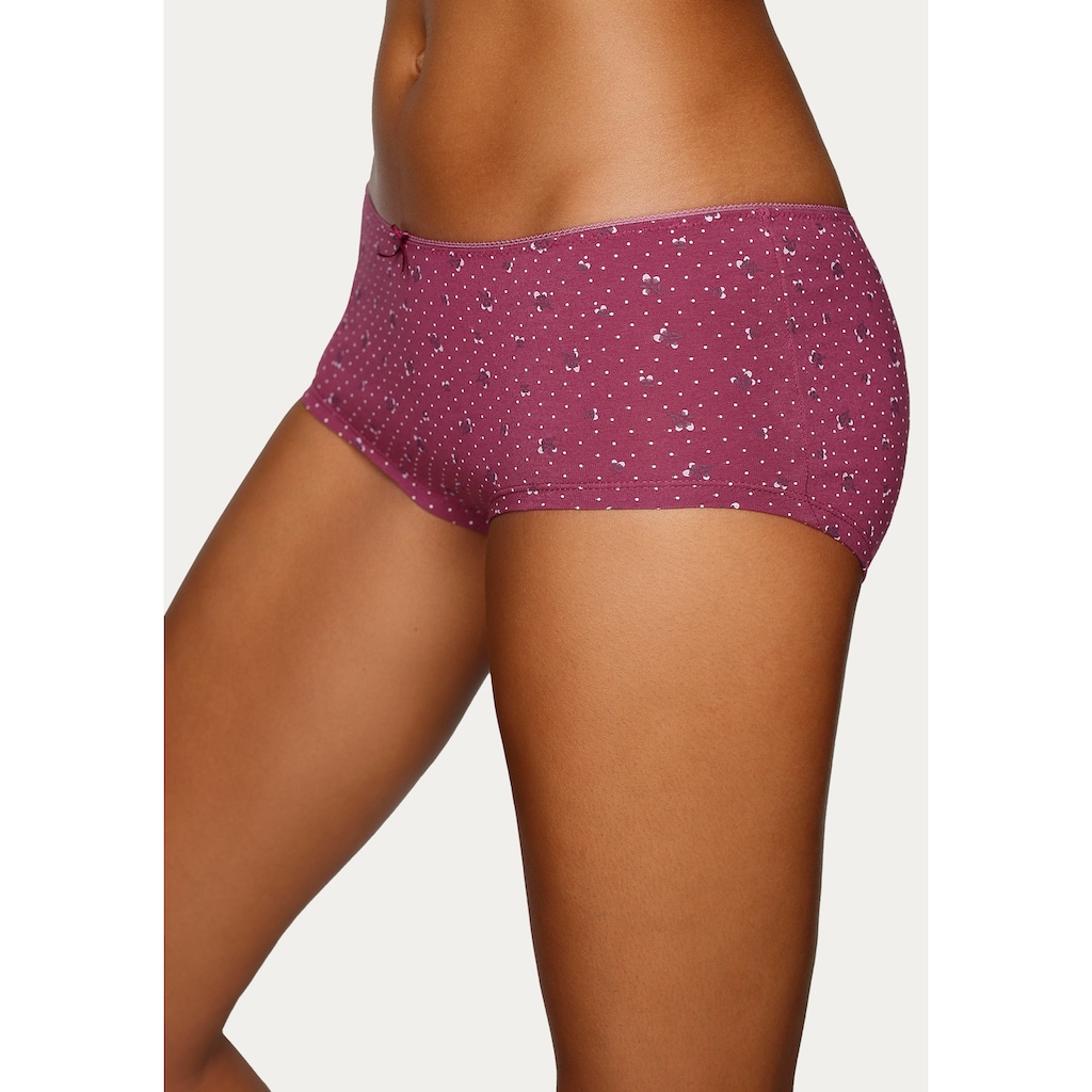 petite fleur Hipster, (6er-Pack), aus elastischer Baumwolle