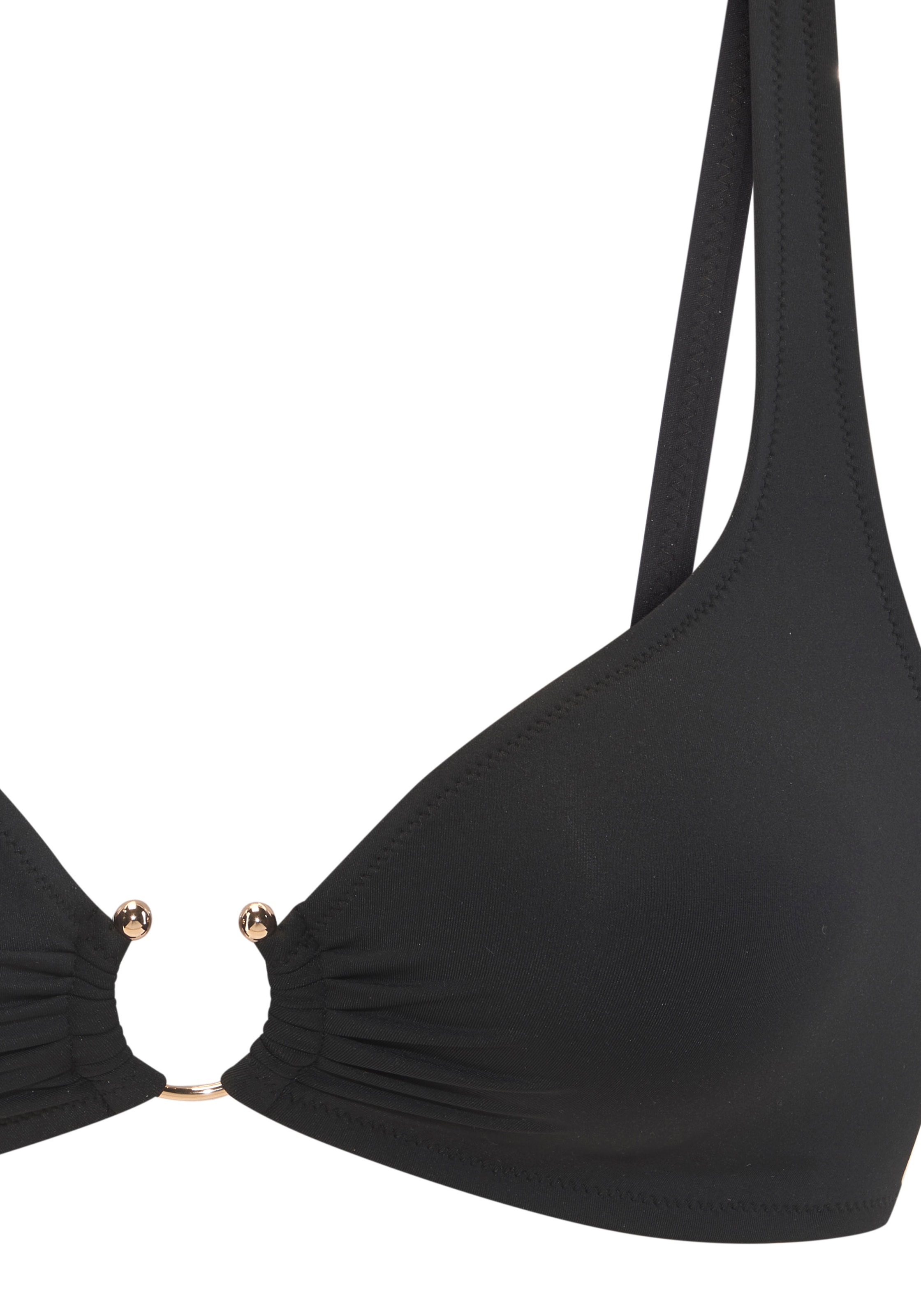 French Connection Triangel-Bikini mit Zierdetail zwischen den Cups