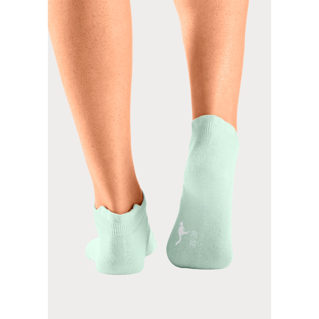 KangaROOS Sneakersocken, (Packung, 10 Paar), mit erhöhtem Bündchen