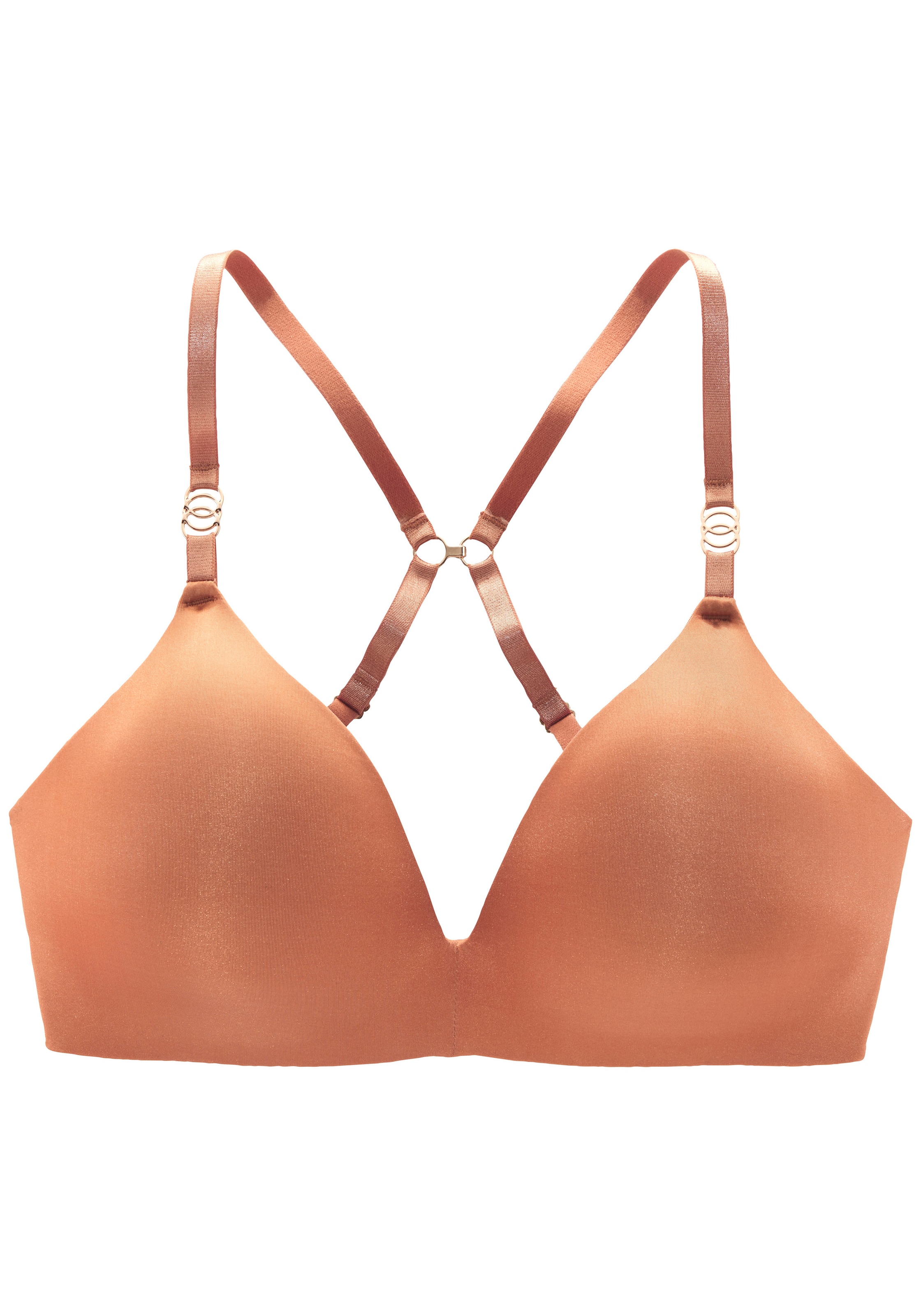 LASCANA Push-up-BH, ohne Bügel mit verschiedenen Tragevarianten, Dessous