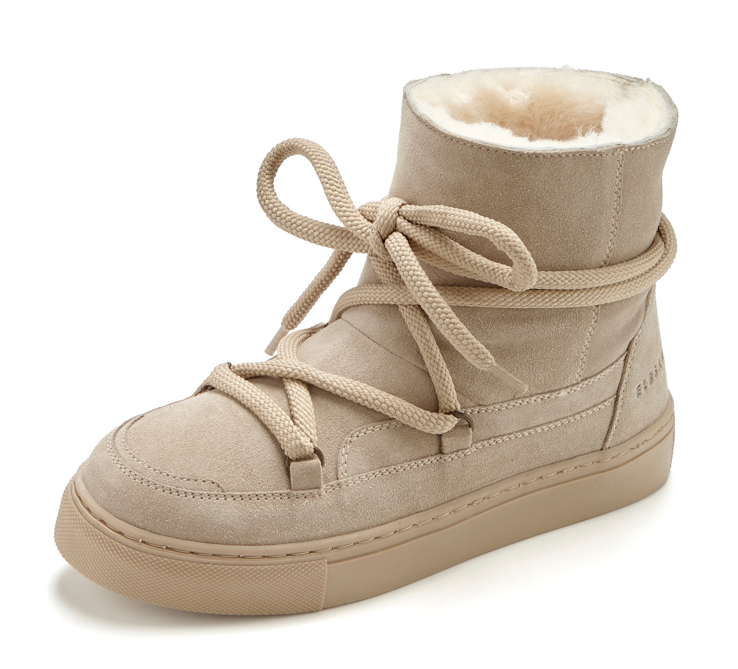 Elbsand Bottines »Boots, Winterstiefelette, Winterboots, Stiefel, Lederstiefelette«  bottes d'hiver en cuir avec doublure en peau de mouton douce