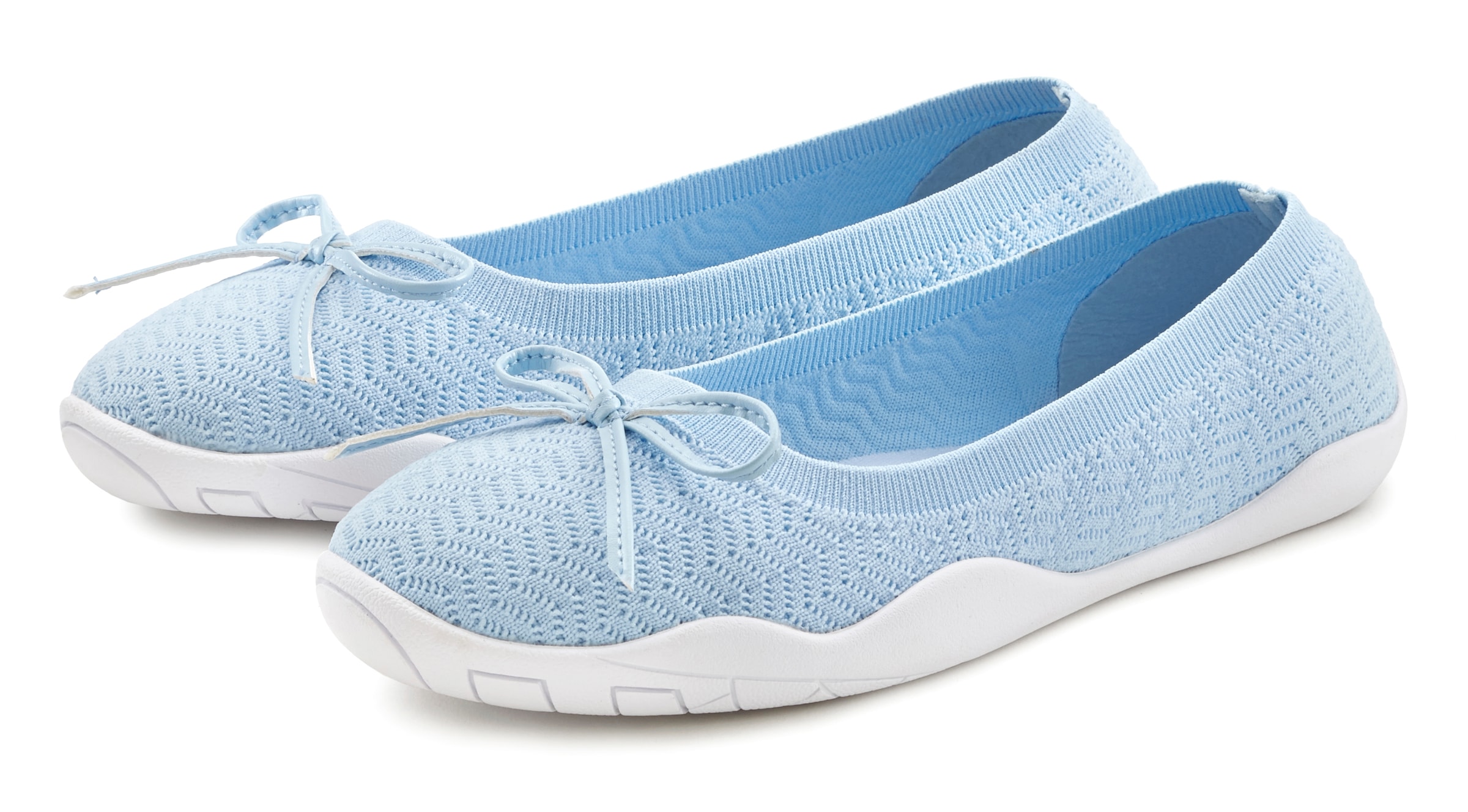 LASCANA Sneaker Ballerinas, Slipper, Halbschuh, Slip-On-Sneaker ultraleicht VEGAN