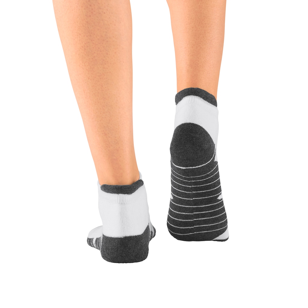 LASCANA ACTIVE Sneakersocken, (Packung, 6 Paar), mit weicher Frotteesohle