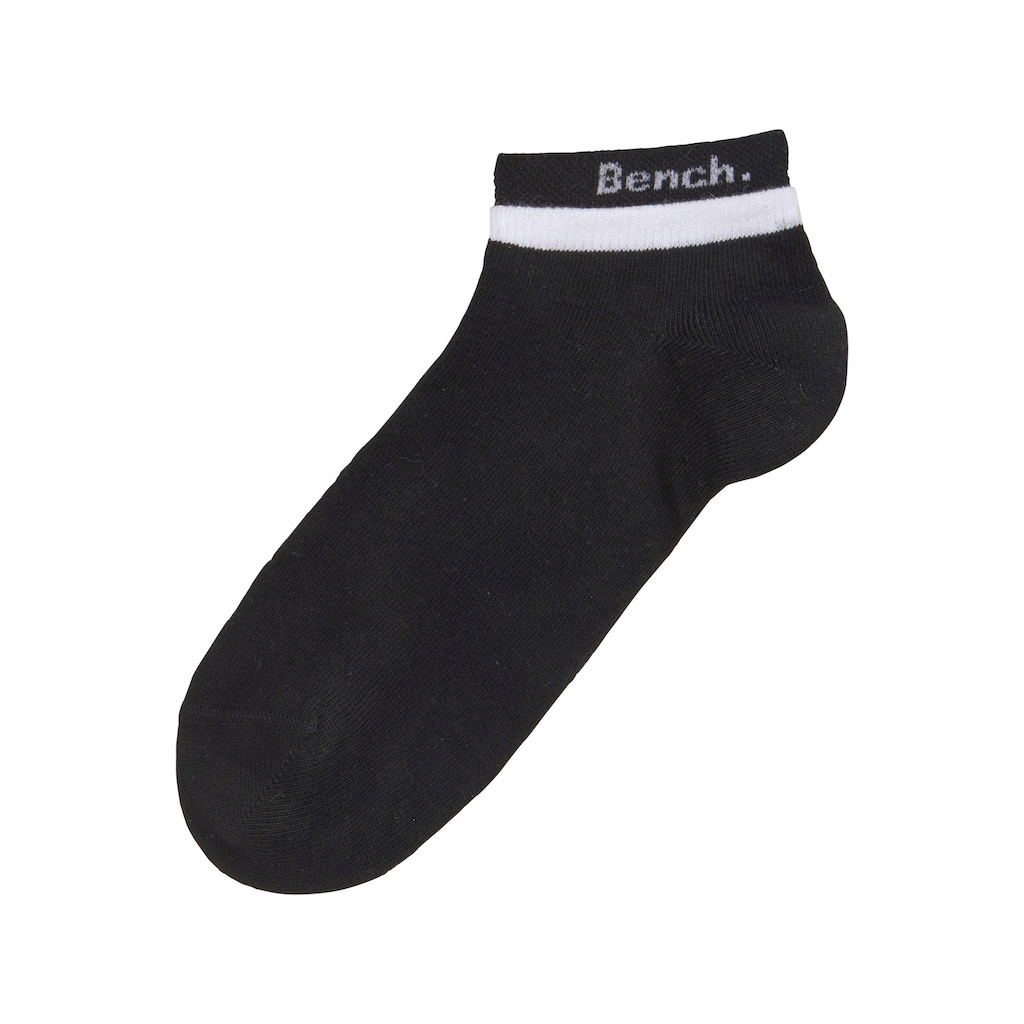Bench. Kurzsocken, (Packung, 6 Paar), mit doppelten Bündchen