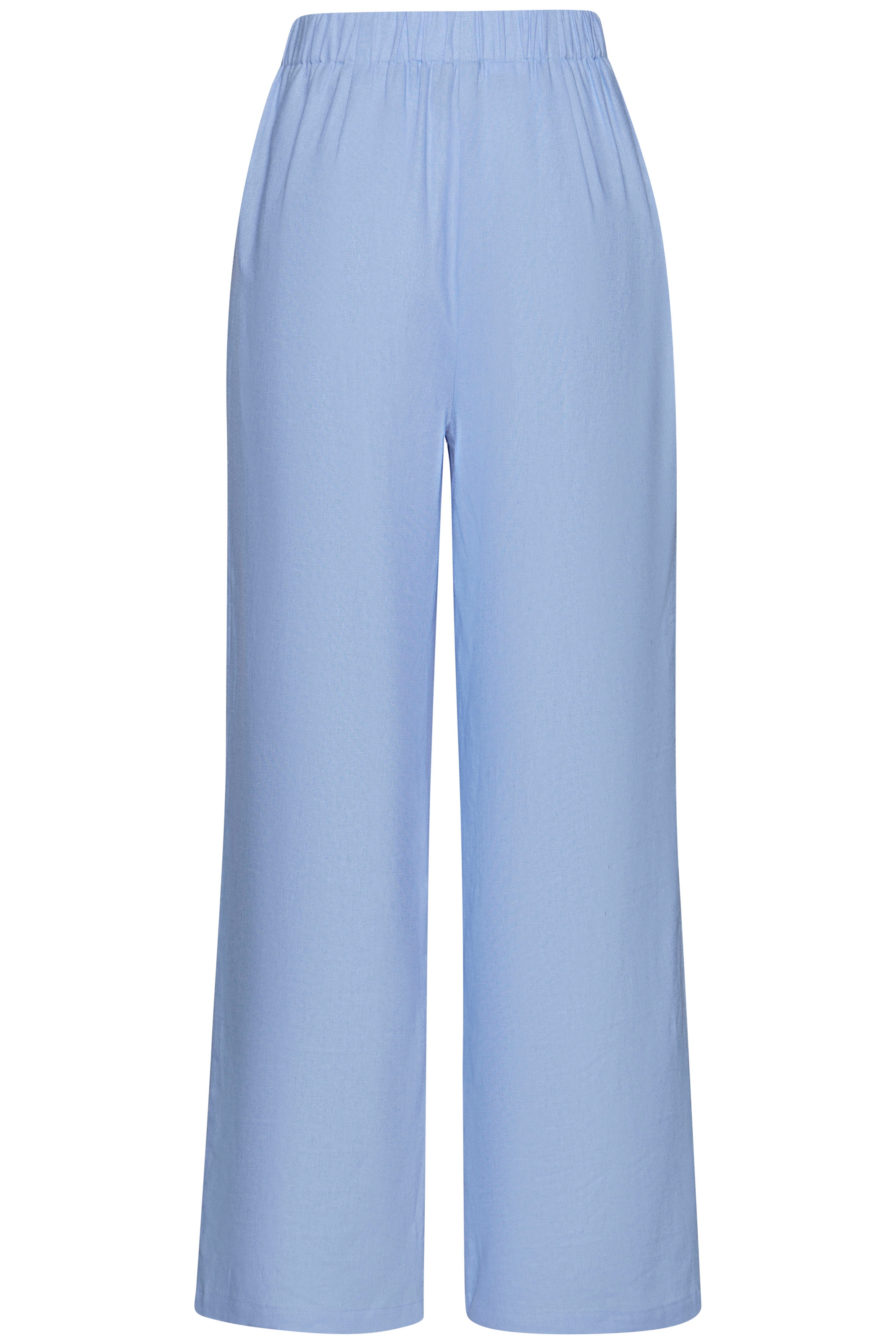 Buffalo Leinenhose, mit weiter Beinform und Taschen, luftige Stoffhose