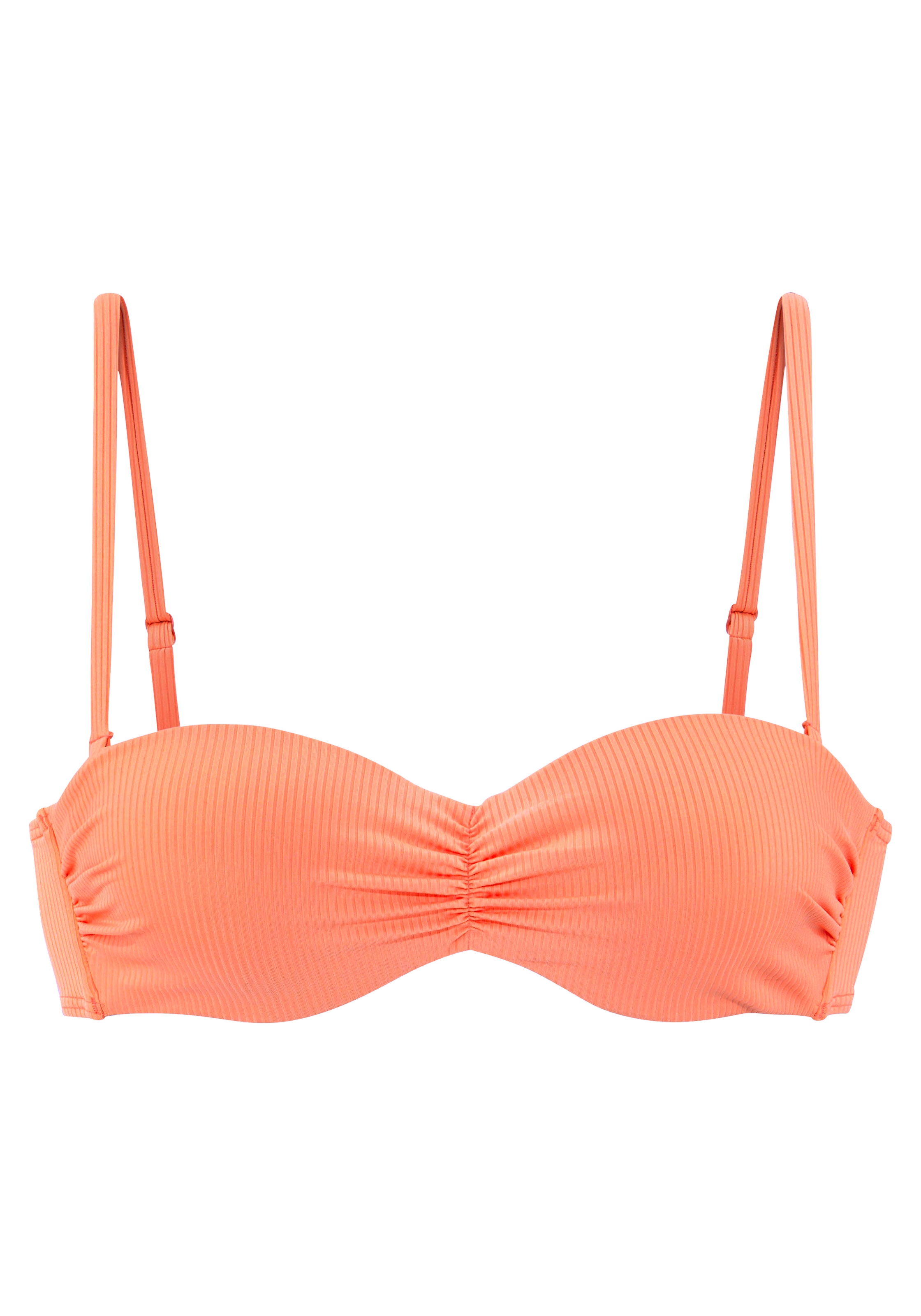 Venice Beach Bandeau-Bikini-Top »Lucky« aus gerippter Strukturware