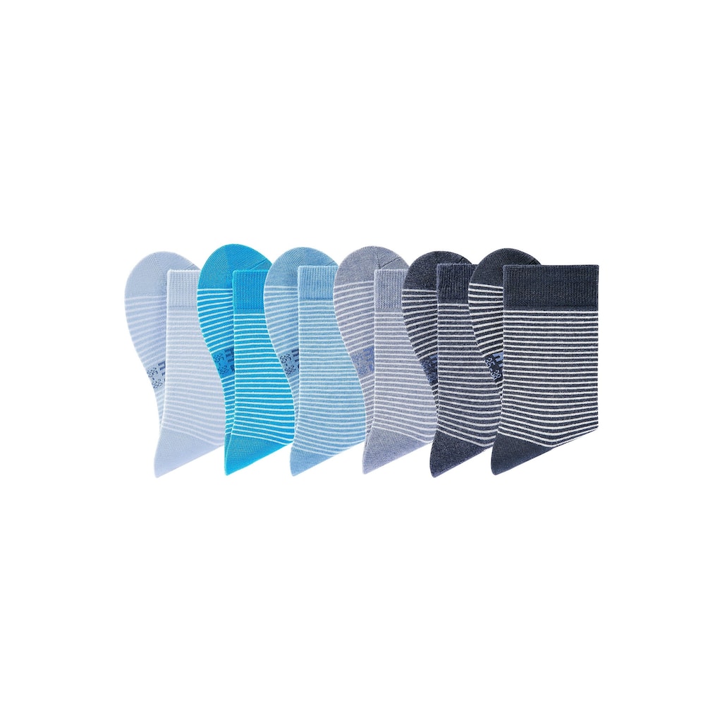 H.I.S Socken, (Packung, 6 Paar), mit druckfreiem Bündchen