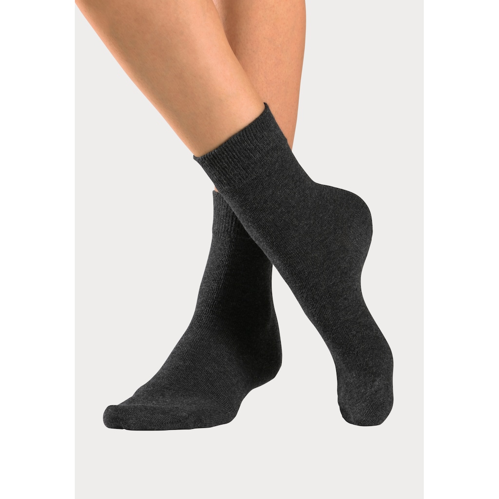 H.I.S Basicsocken, (Packung, 5 Paar), mit besonders weichem Bündchen